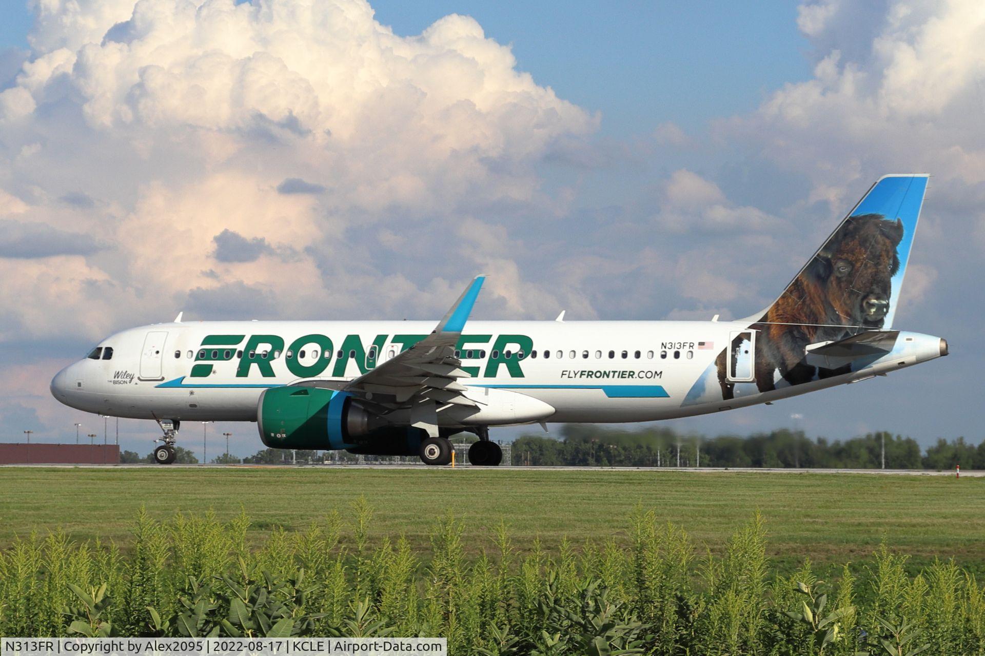 N313FR, 2017 Airbus A320-251N C/N 7727, Frontier #2451 KCLE-KATL