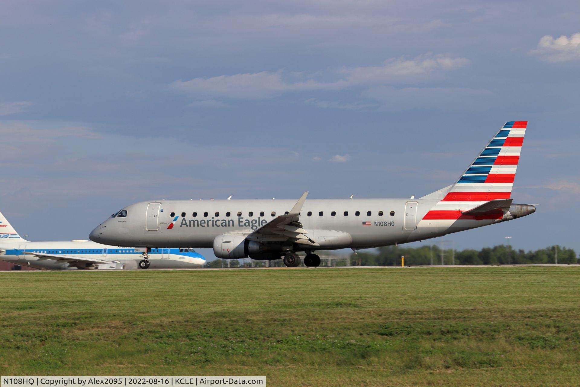 N108HQ, 2007 Embraer 175LR (ERJ-170-200LR) C/N 17000166, American Eagle #4903 KCLE-KLGA