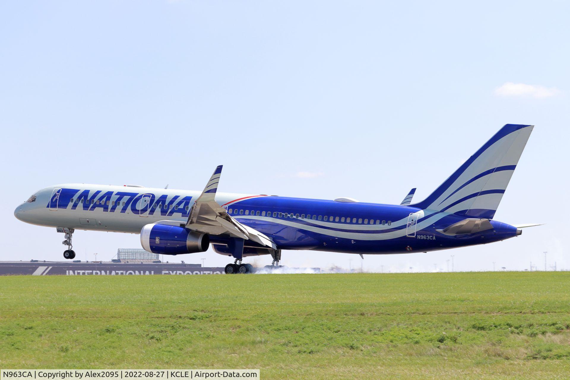 N963CA, 2001 Boeing 757-223 C/N 32381, National #347 TJPS-KCLE