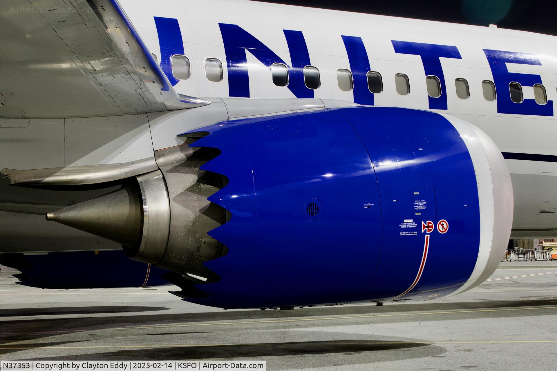 N37353, 2024 Boeing 737 MAX 8 C/N 67557, SFO 2025