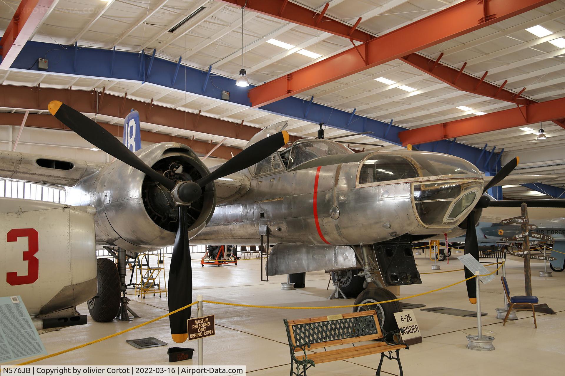 N576JB, 1945 Douglas A-26C Invader C/N 28772, march 2022