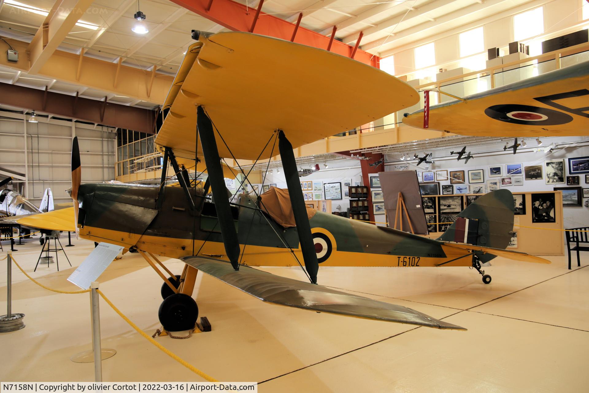 N7158N, De Havilland DH-82A Tiger Moth II Tiger Moth II C/N 84569, march 2022