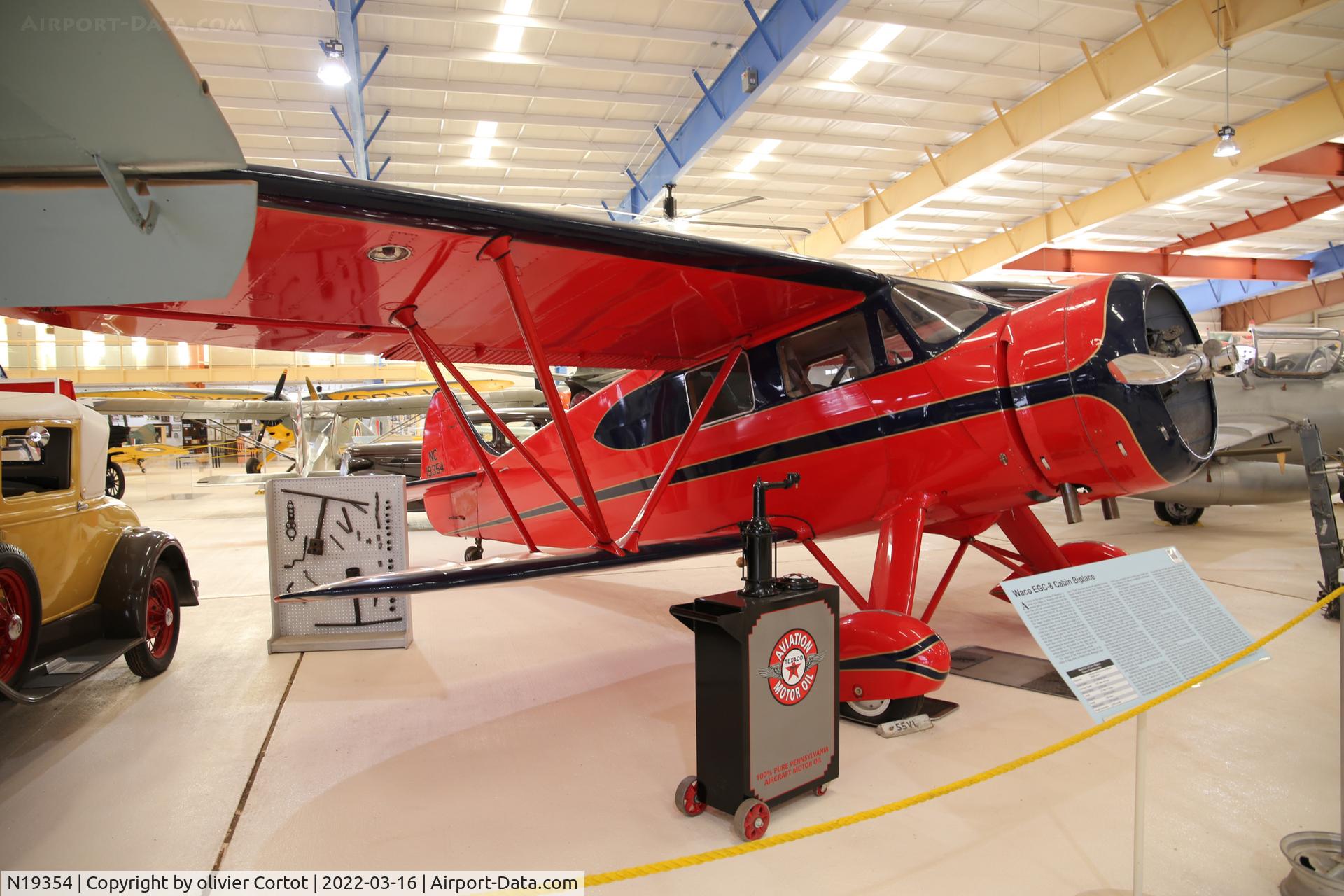 N19354, 1938 Waco EGC-8 C/N 5002, march 2022