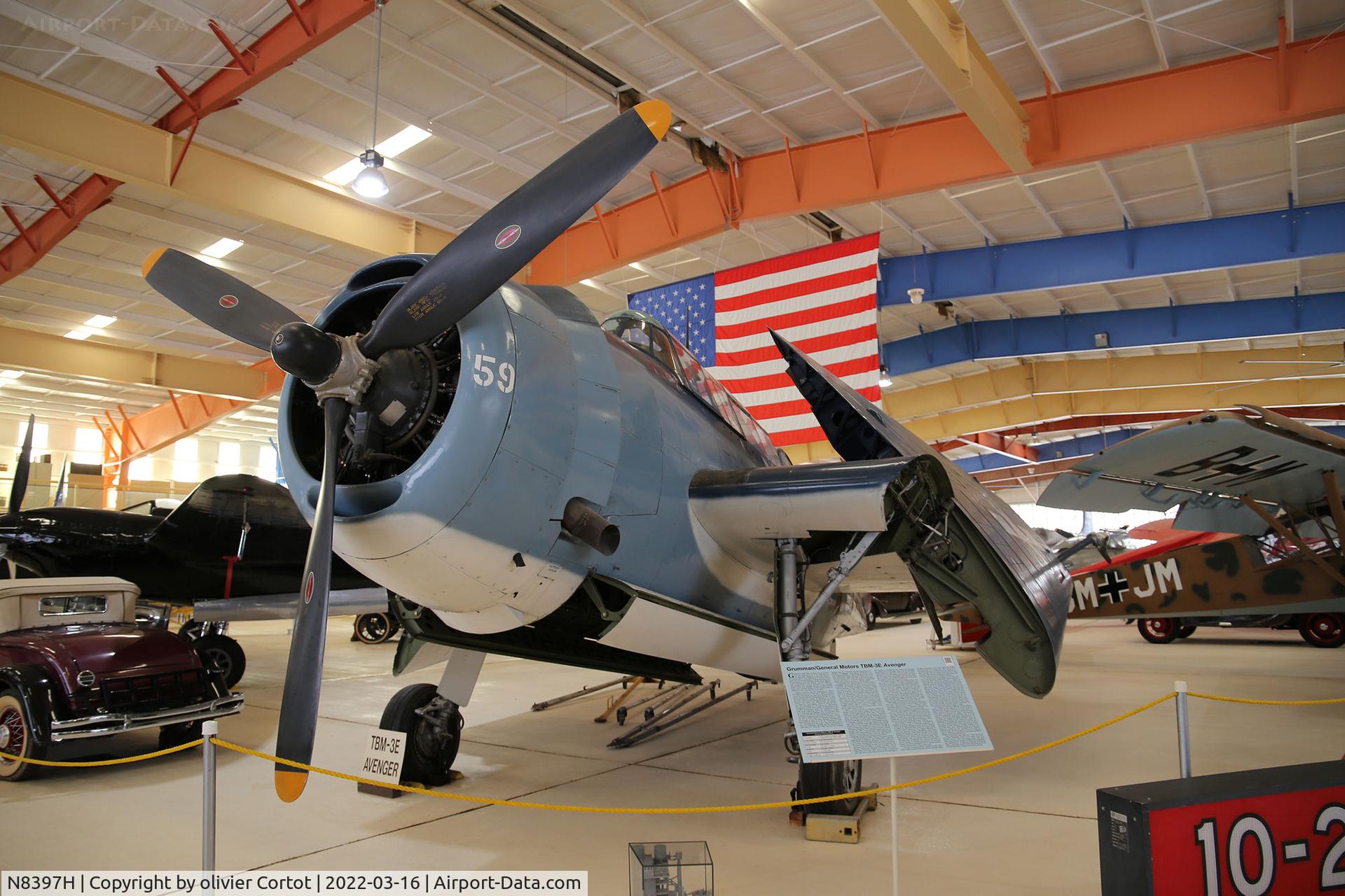 N8397H, 1945 Grumman TBM-3E Avenger C/N 69459, march 2022