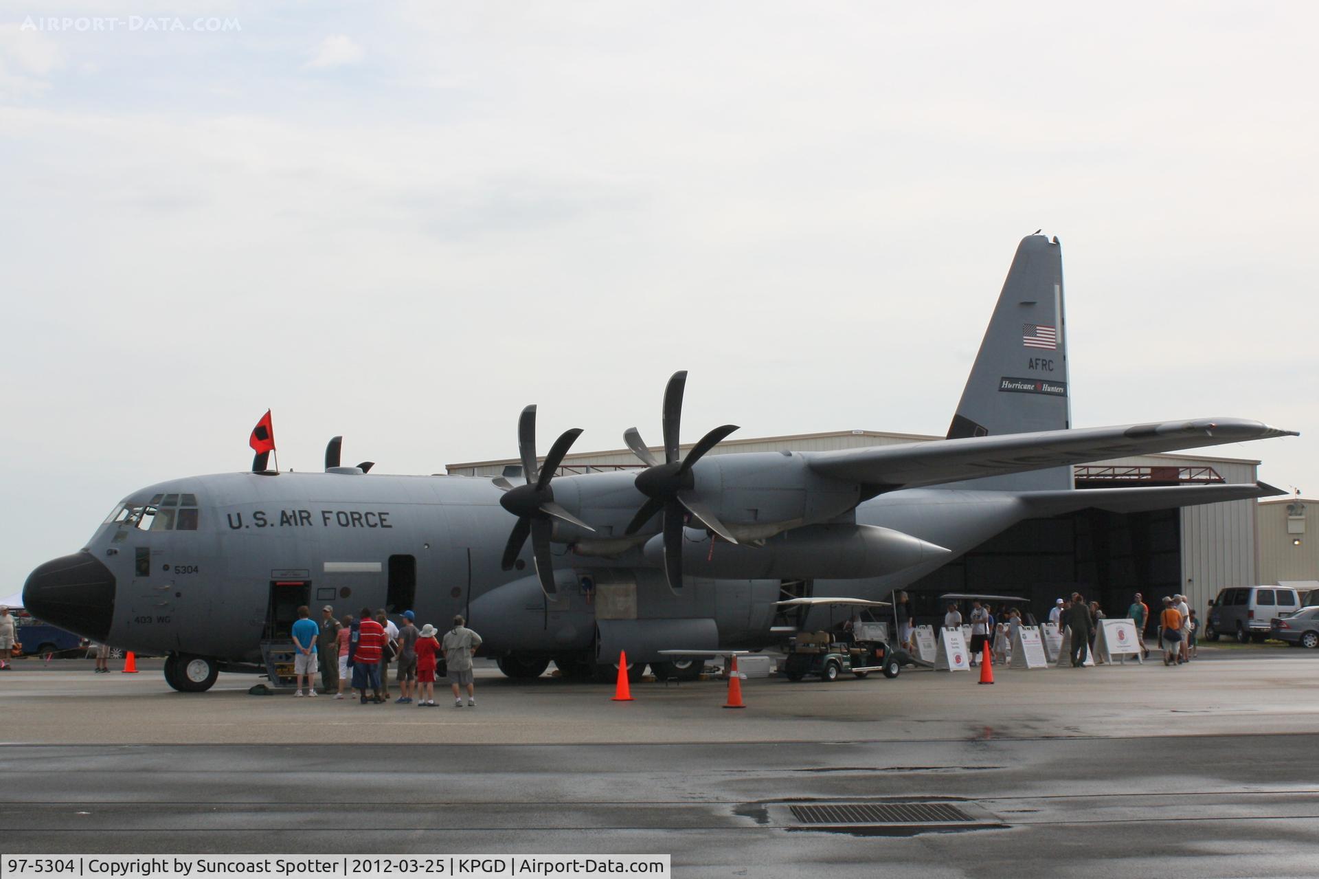 97-5304, 1997 Lockheed Martin WC-130J Hercules C/N 382-5474, US Air Force WC-130 