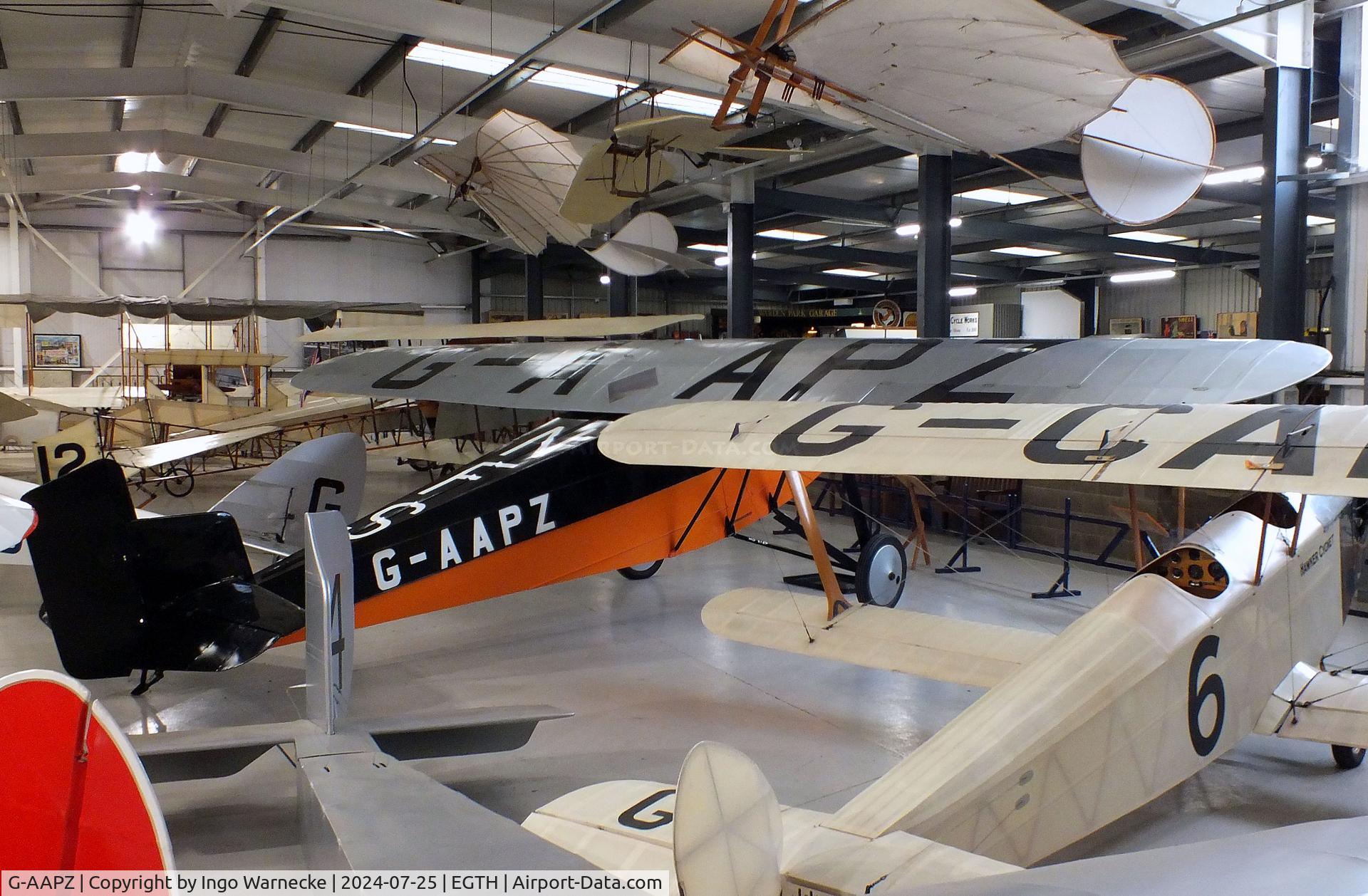 G-AAPZ, 1930 Desoutter MKI C/N D.25, Desoutter Mk I (british license built Koolhoven F.K.41) at the Shuttleworth Collection, Biggleswade