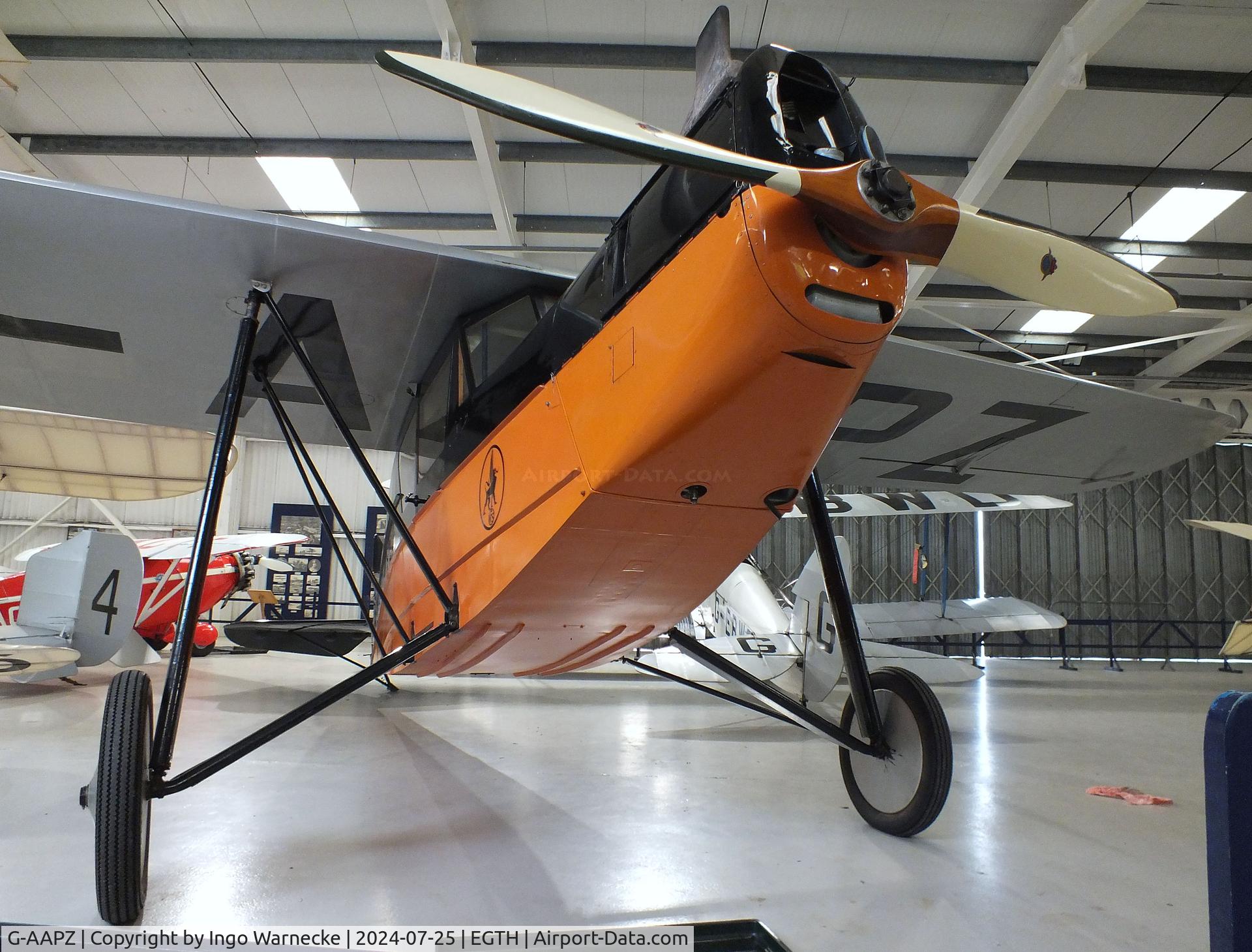 G-AAPZ, 1930 Desoutter MKI C/N D.25, Desoutter Mk I (british license built Koolhoven F.K.41) at the Shuttleworth Collection, Biggleswade