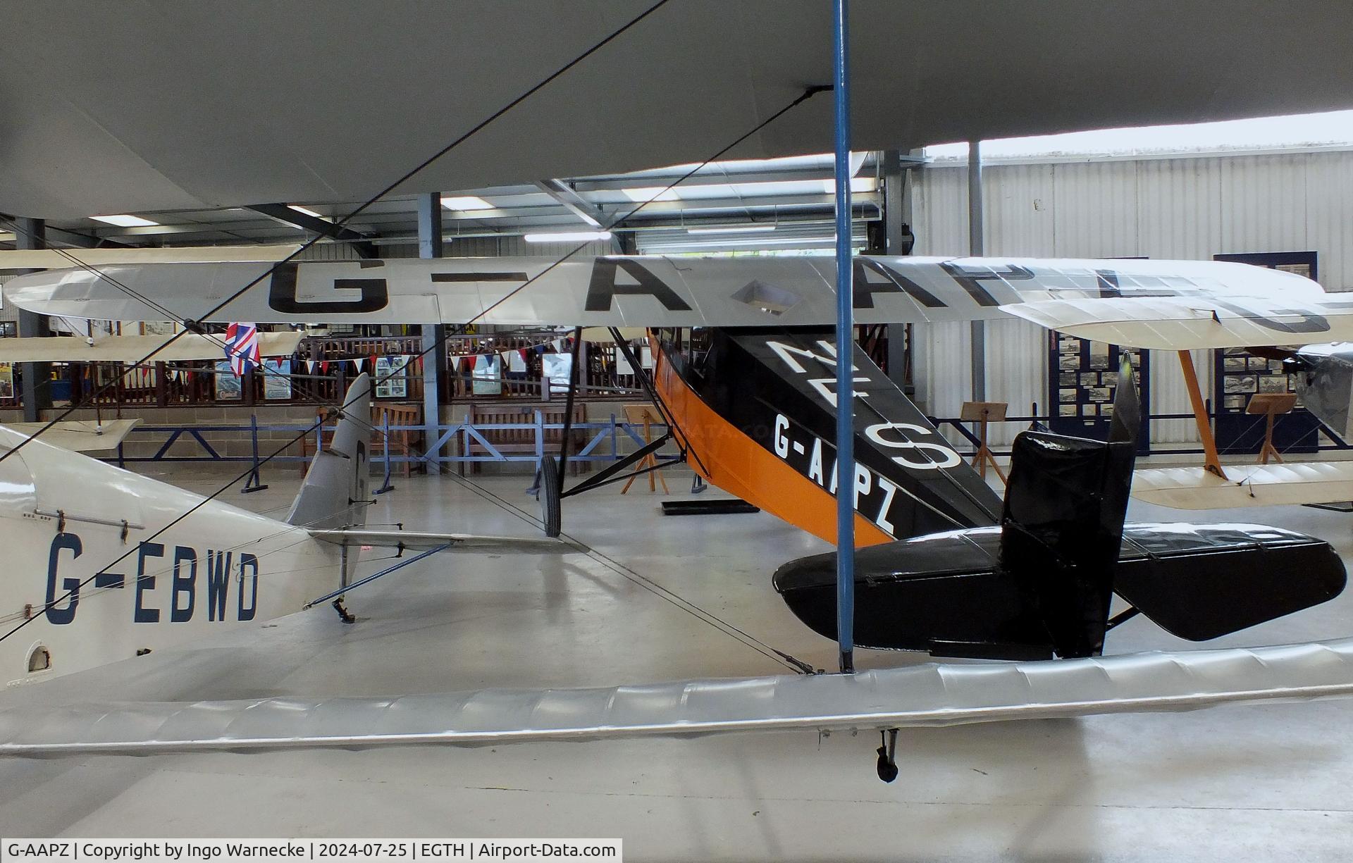 G-AAPZ, 1930 Desoutter MKI C/N D.25, Desoutter Mk I (british license built Koolhoven F.K.41) at the Shuttleworth Collection, Biggleswade