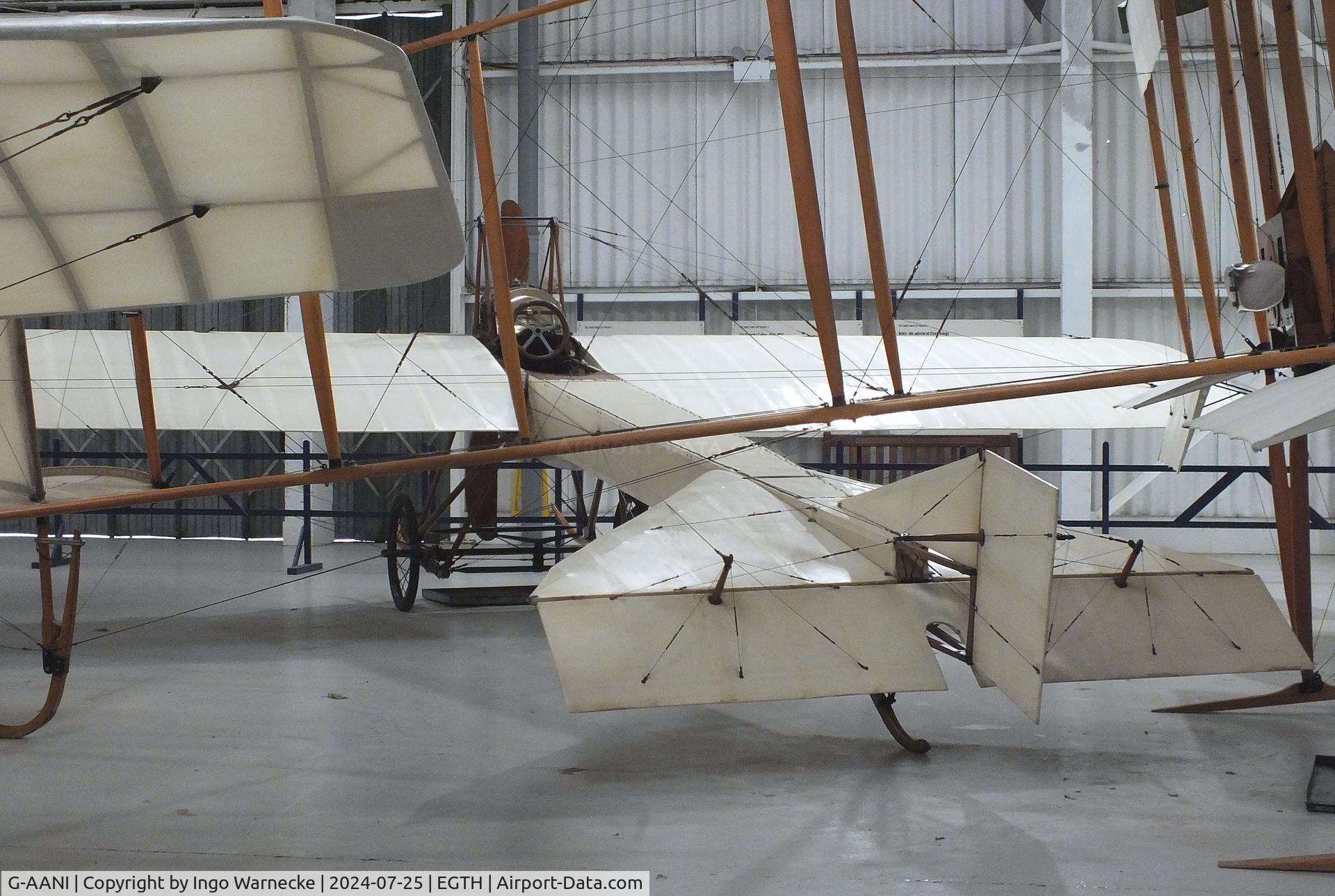 G-AANI, 1912 Blackburn Monoplane C/N 9, Blackburn Type D 1912 Single-Seat Monoplane at the Shuttleworth Collection, Biggleswade