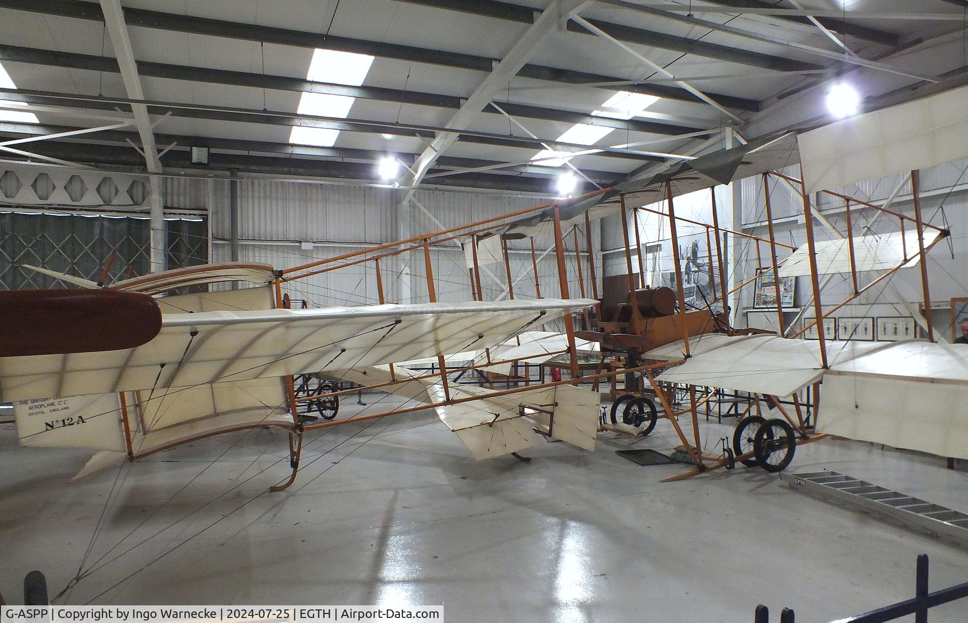 G-ASPP, 1964 Bristol Boxkite Replica C/N BM.7279, Bristol Boxkite replica at the Shuttleworth Collection, Biggleswade