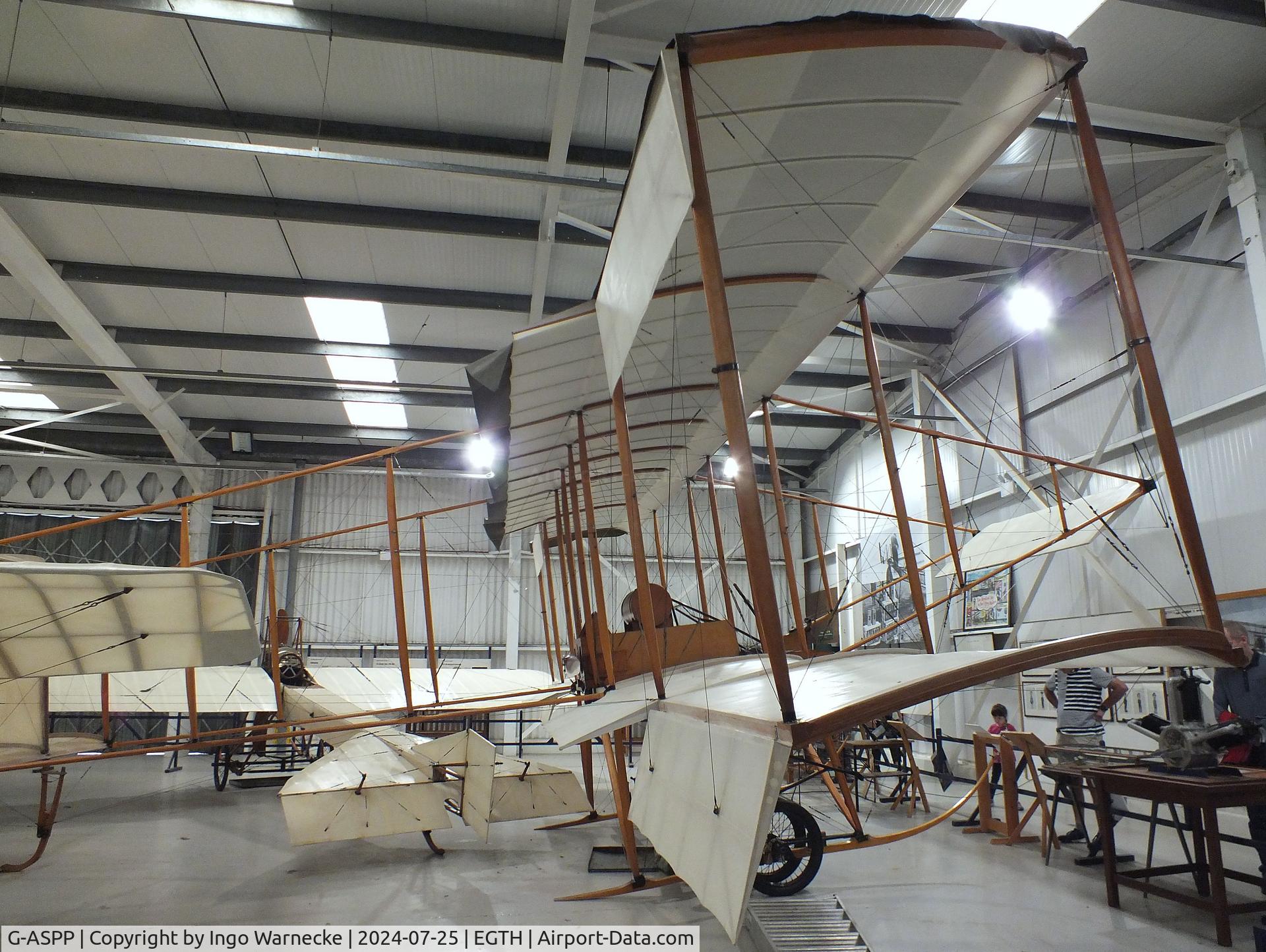 G-ASPP, 1964 Bristol Boxkite Replica C/N BM.7279, Bristol Boxkite replica at the Shuttleworth Collection, Biggleswade