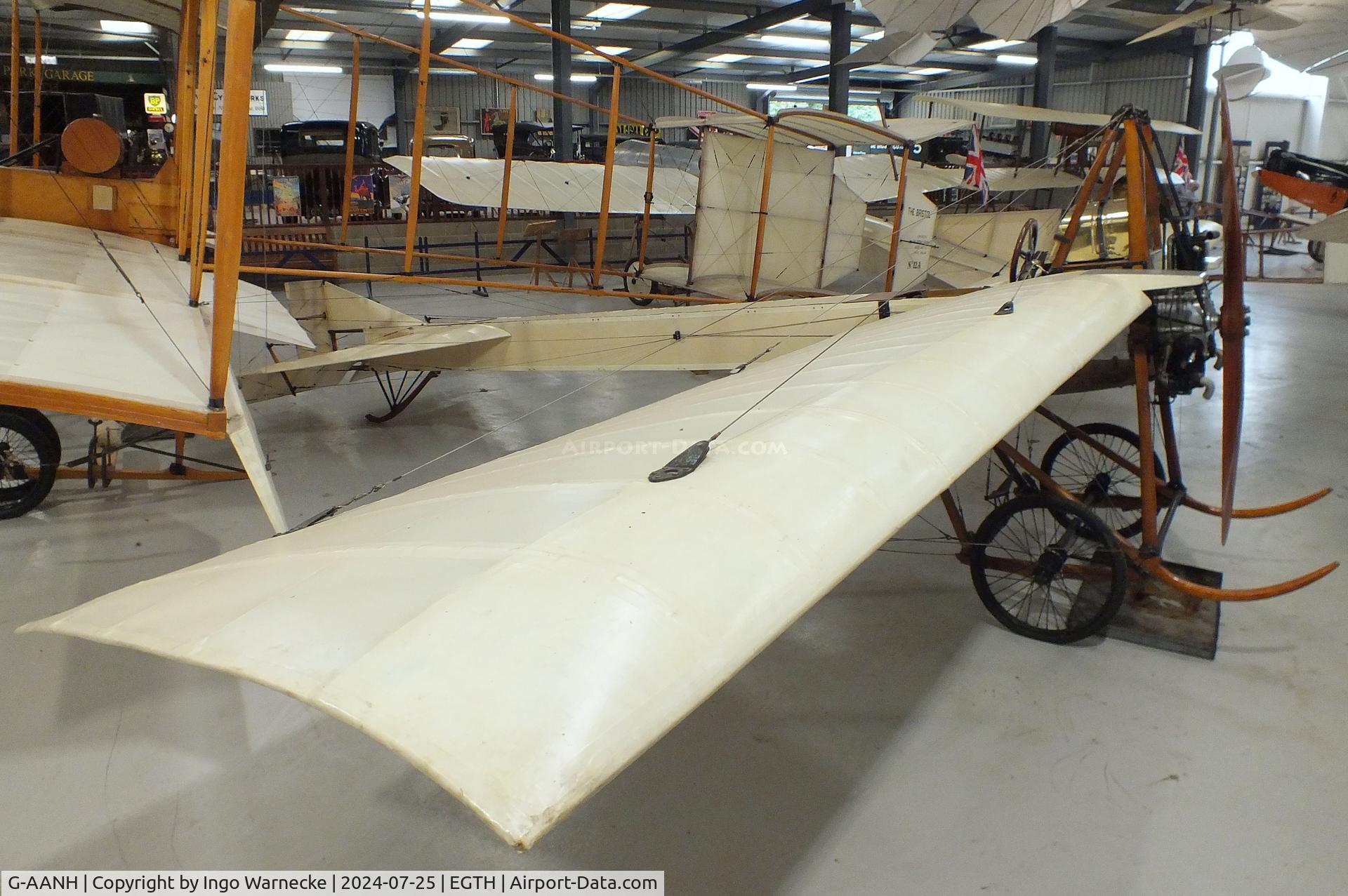 G-AANH, 1910 Deperdussin Monoplane Type D C/N BAPC005, Deperdussin Monoplane Type D at the Shuttleworth Collection, Biggleswade