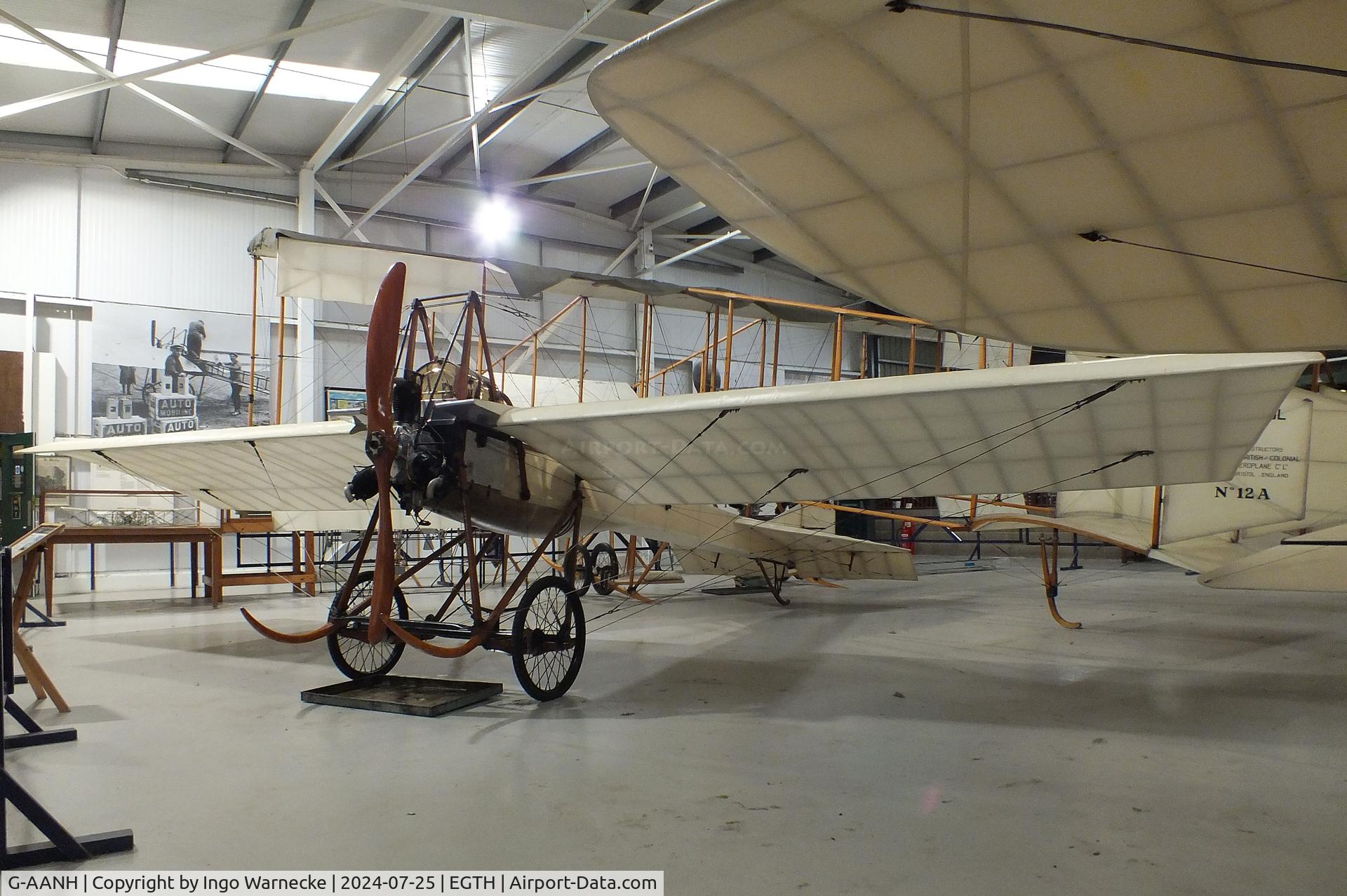 G-AANH, 1910 Deperdussin Monoplane Type D C/N BAPC005, Deperdussin Monoplane Type D at the Shuttleworth Collection, Biggleswade