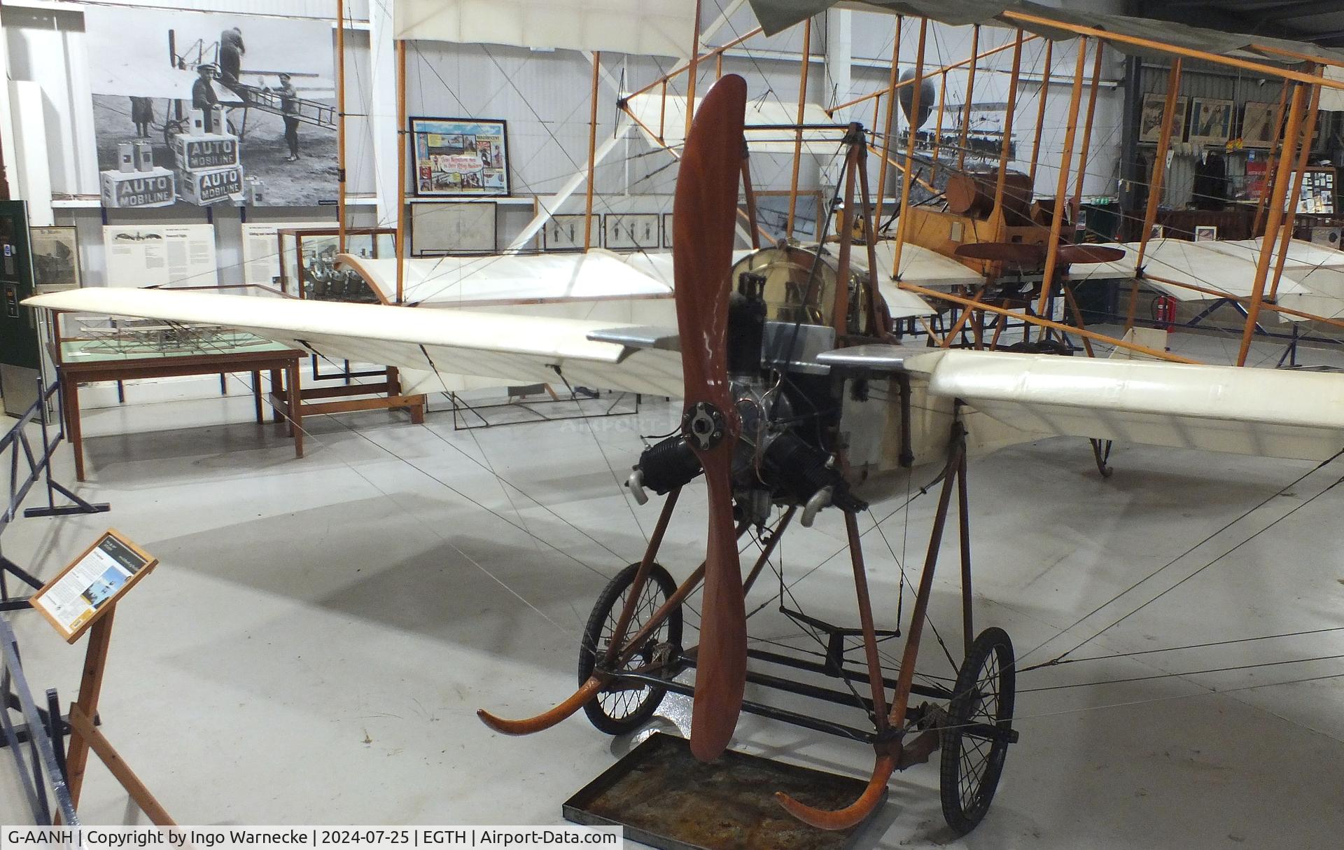 G-AANH, 1910 Deperdussin Monoplane Type D C/N BAPC005, Deperdussin Monoplane Type D at the Shuttleworth Collection, Biggleswade