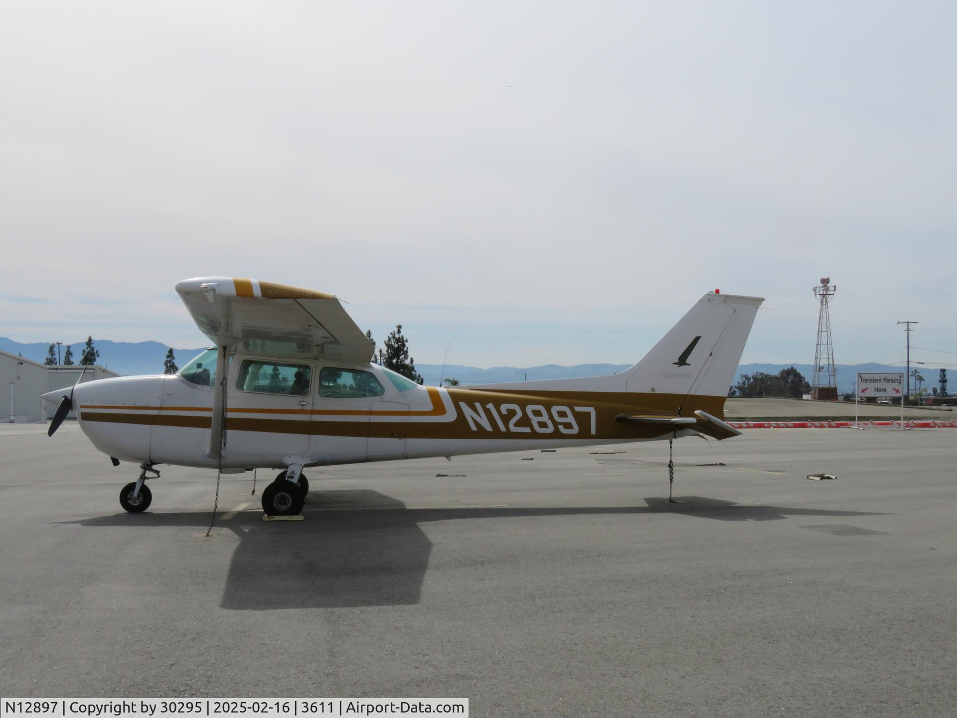 N12897, 1973 Cessna 172M C/N 17262352, Parked