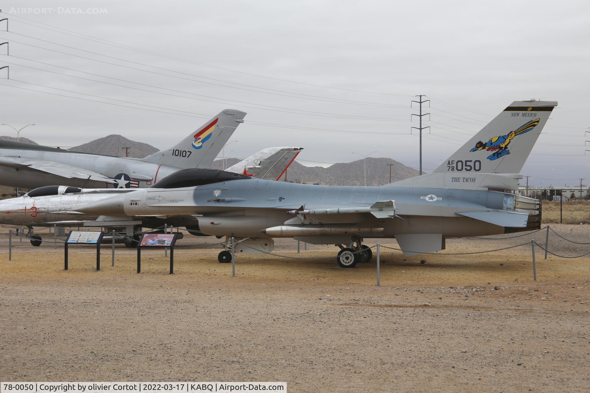 78-0050, 1978 General Dynamics F-16A Fighting Falcon C/N 61-46, march 2022