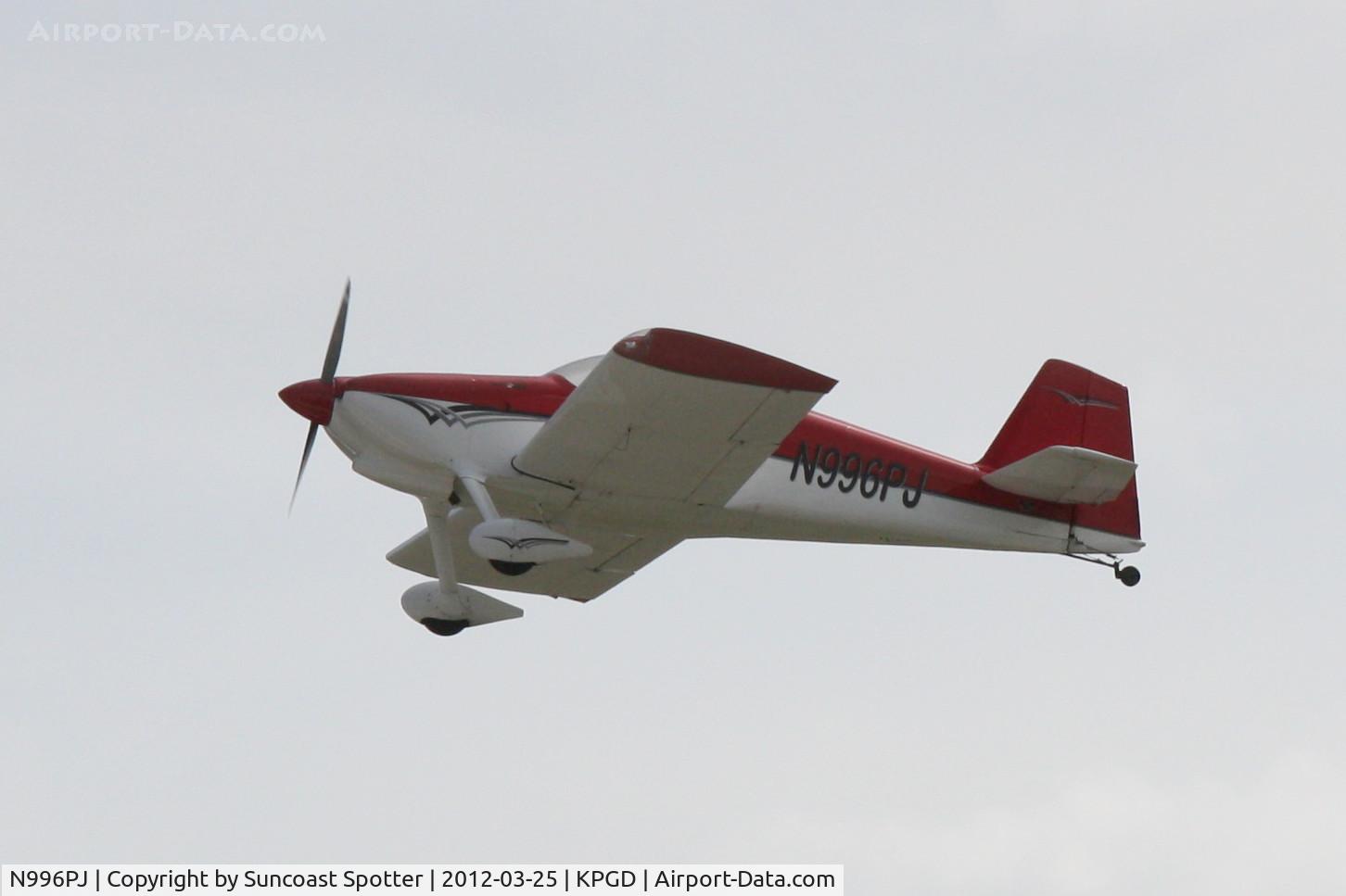 N996PJ, 2002 Vans RV-6 C/N 23456, Team RV performs during the Florida International Air Show at Charlotte County Airport
