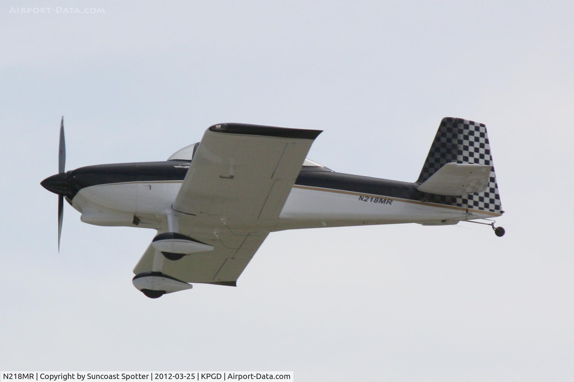 N218MR, Vans RV-8 C/N 82011, Team RV performs during the Florida International Air Show at Charlotte County Airport