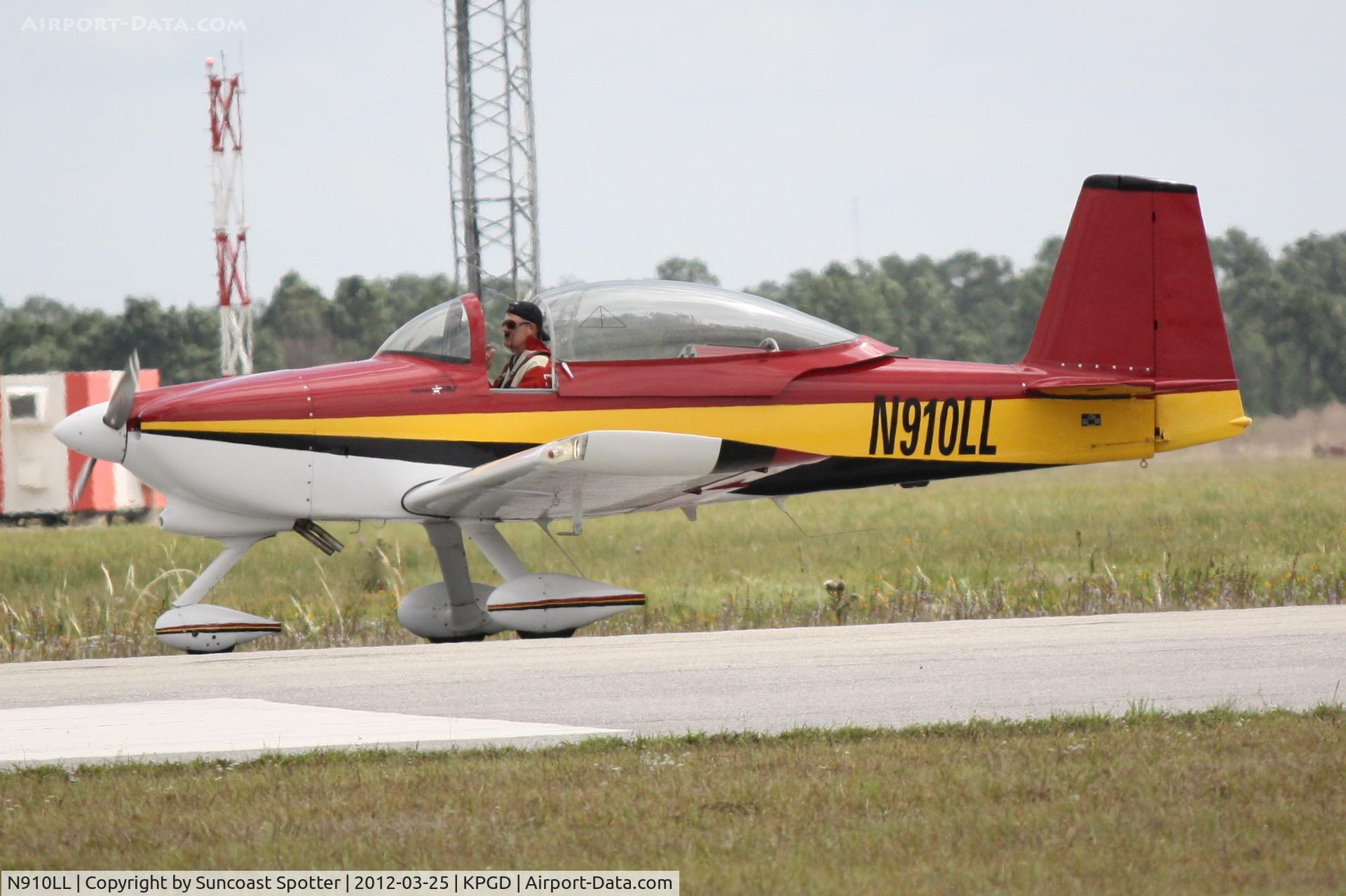 N910LL, Vans RV-8A C/N 80910, Team RV performs during the Florida International Air Show at Charlotte County Airport