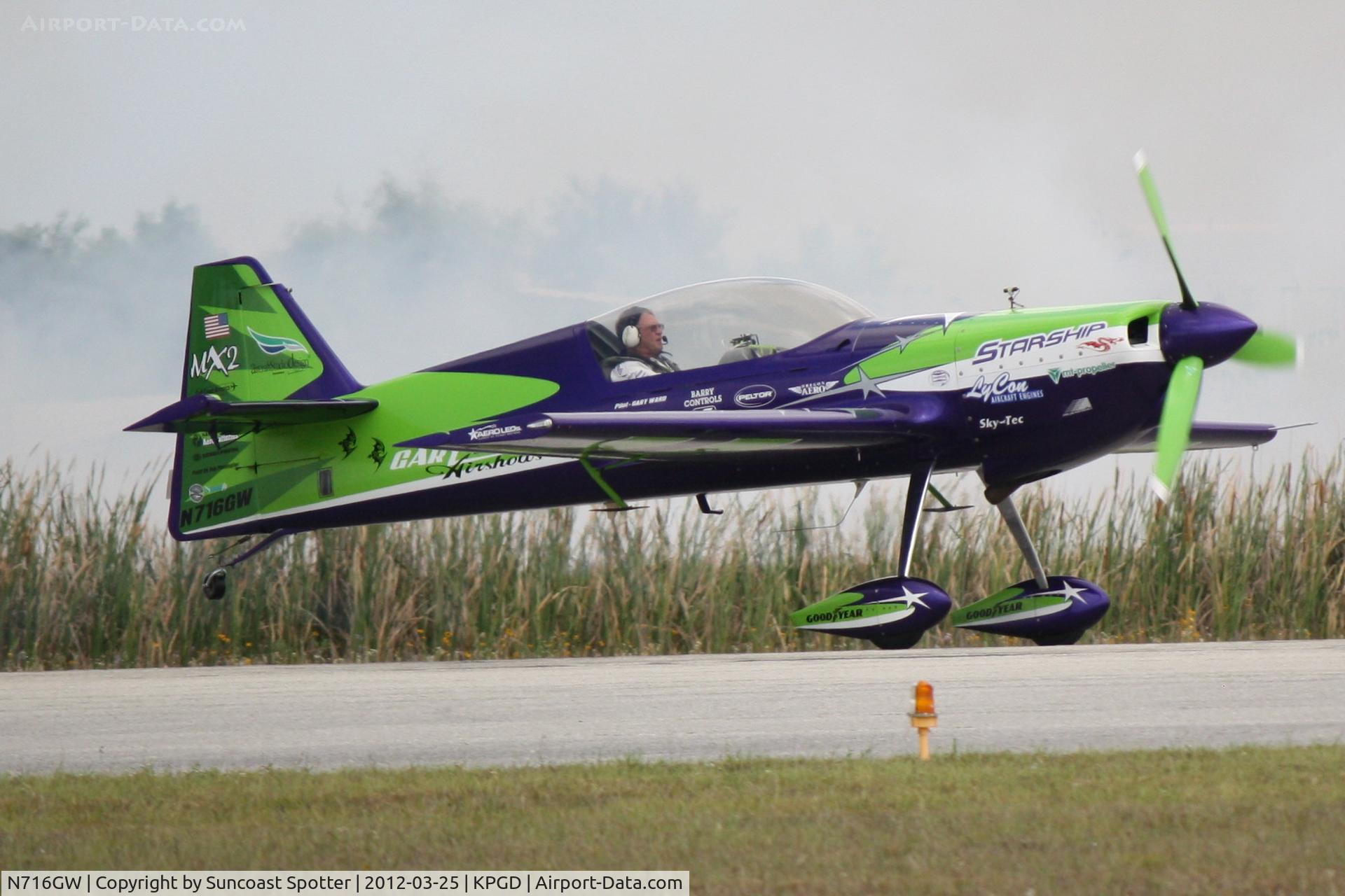 N716GW, 2006 MX Aircraft MX2 C/N 4, Gary Ward performs in the MX2 during the Florida International Air Show