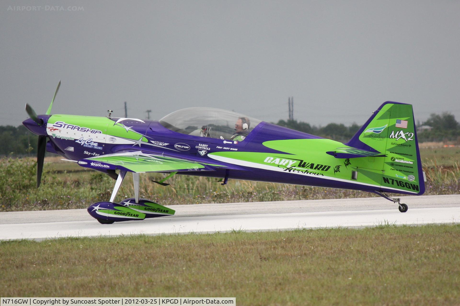 N716GW, 2006 MX Aircraft MX2 C/N 4, Gary Ward performs in the MX2 during the Florida International Air Show