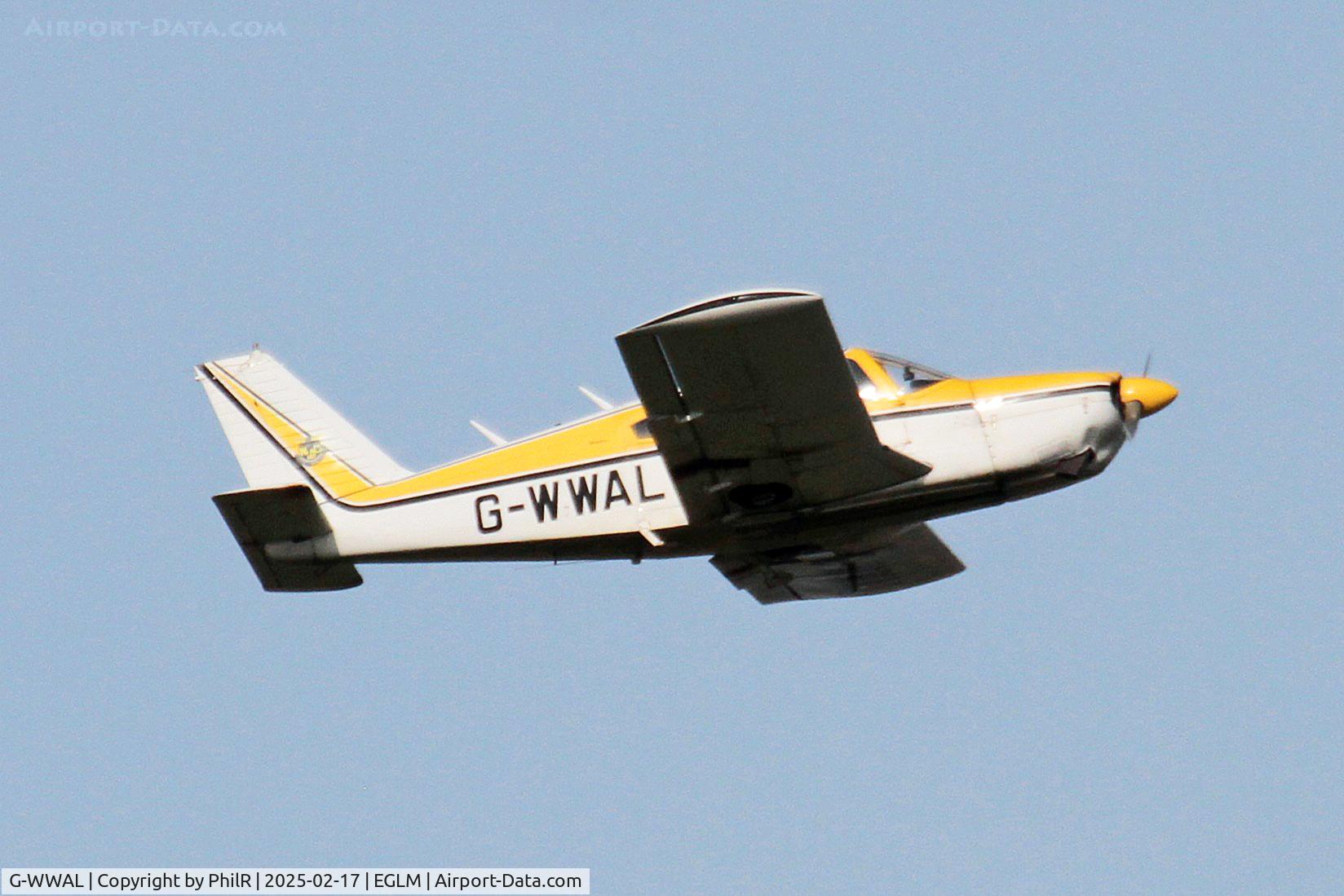 G-WWAL, 1968 Piper PA-28R-180 Cherokee Arrow C/N 28R-30461, G-WWAL 1968 Piper PA-28R Cherokee Arrow White Waltham 17.02.25 (3)