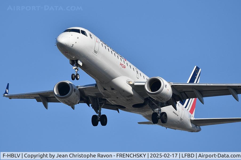 F-HBLV, 2015 Embraer 190STD (ERJ-190-100STD) C/N 19000689, Paris (CDG)	Bordeaux (BOD)	AF7436