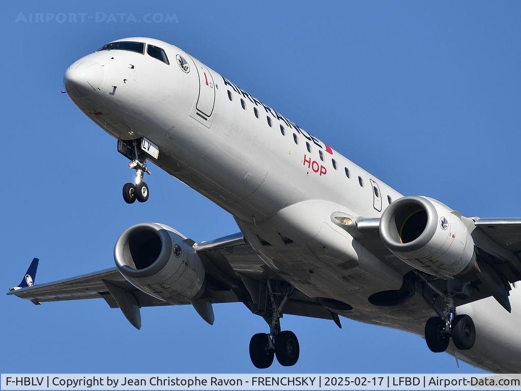 F-HBLV, 2015 Embraer 190STD (ERJ-190-100STD) C/N 19000689, Paris (CDG)	Bordeaux (BOD)	AF7436
