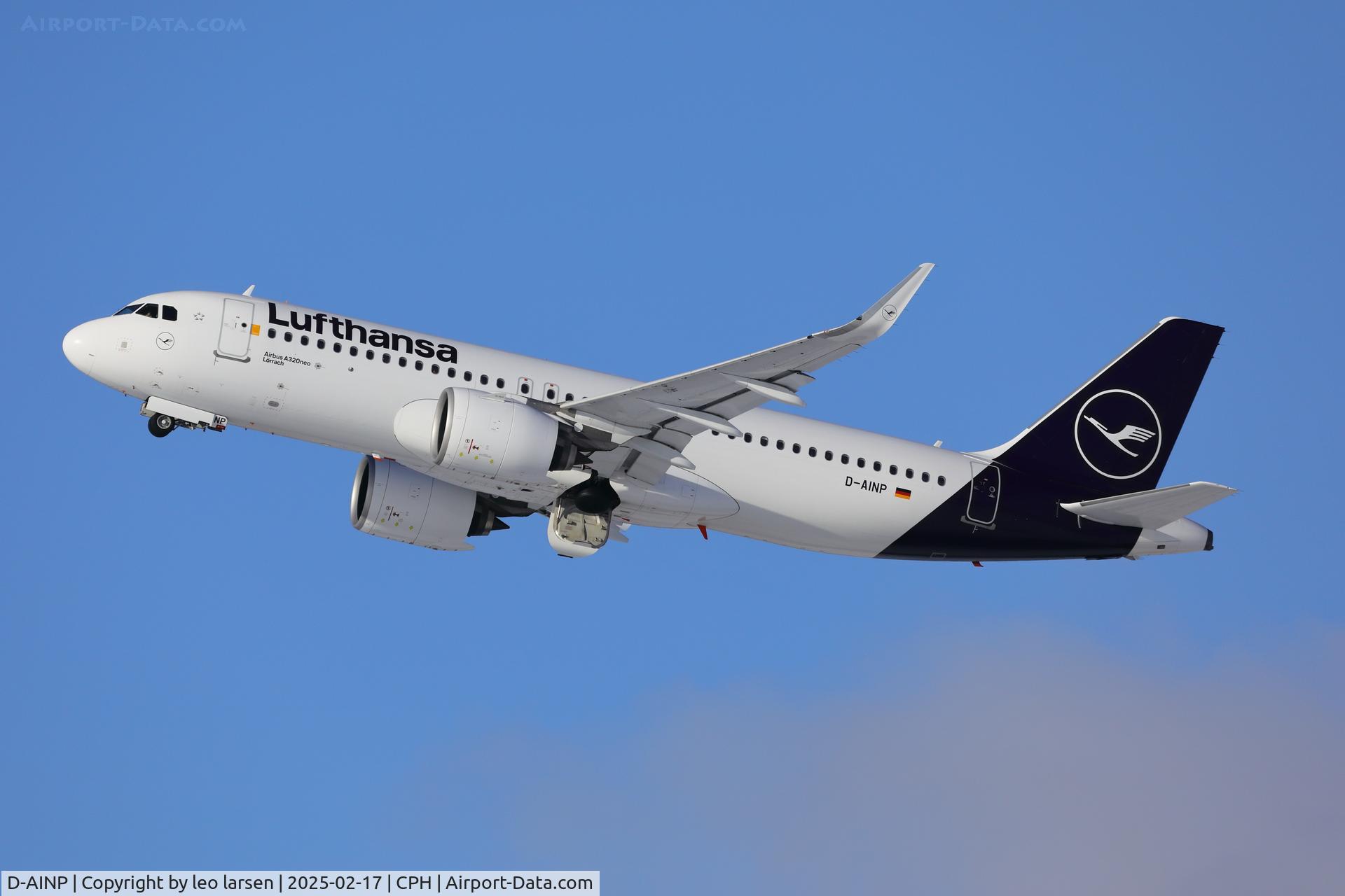 D-AINP, 2018 Airbus A320-271NEO C/N 8622, Copenhagen 17.2.2025