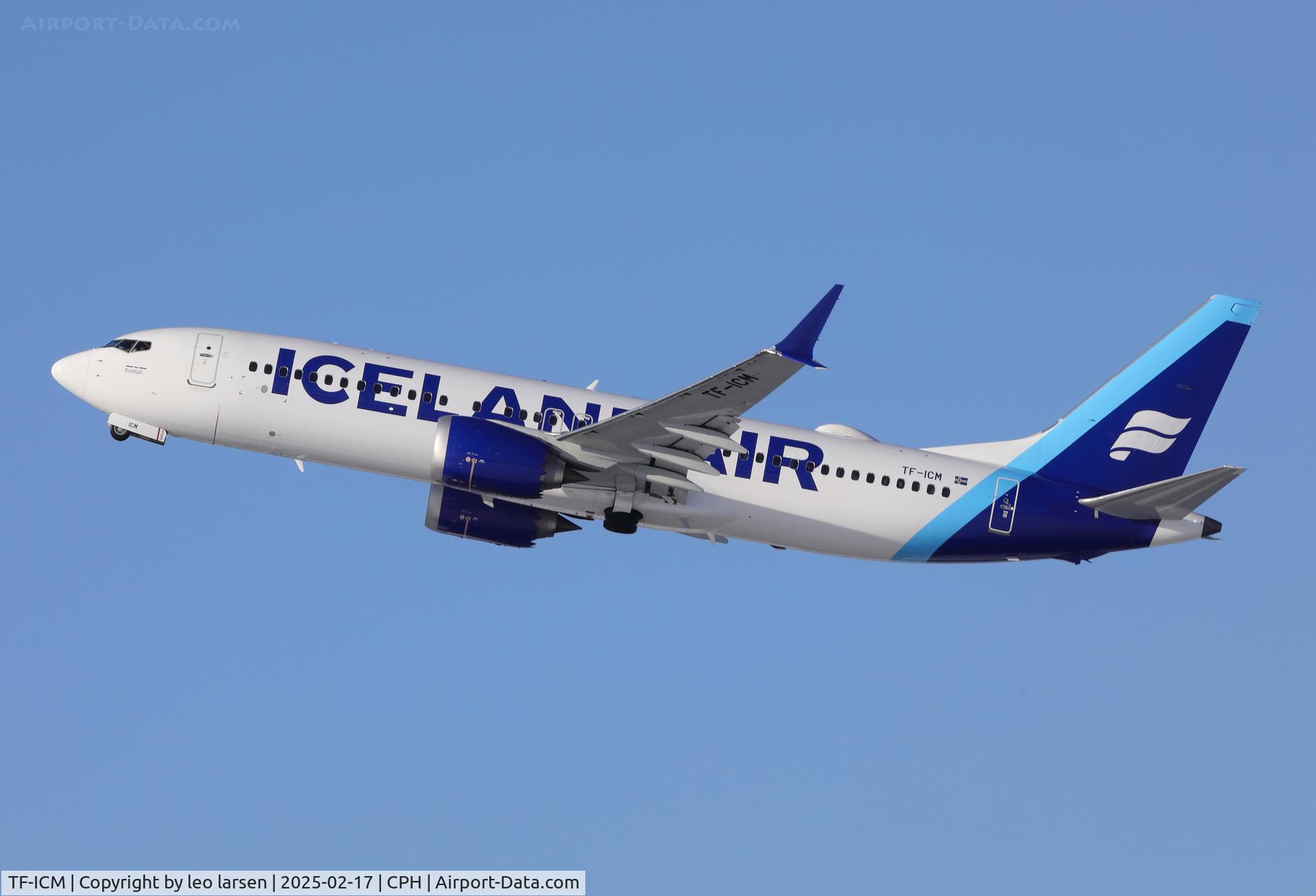 TF-ICM, 2019 Boeing 737-8 MAX C/N 60010, Copenhagen 17.2.2025
