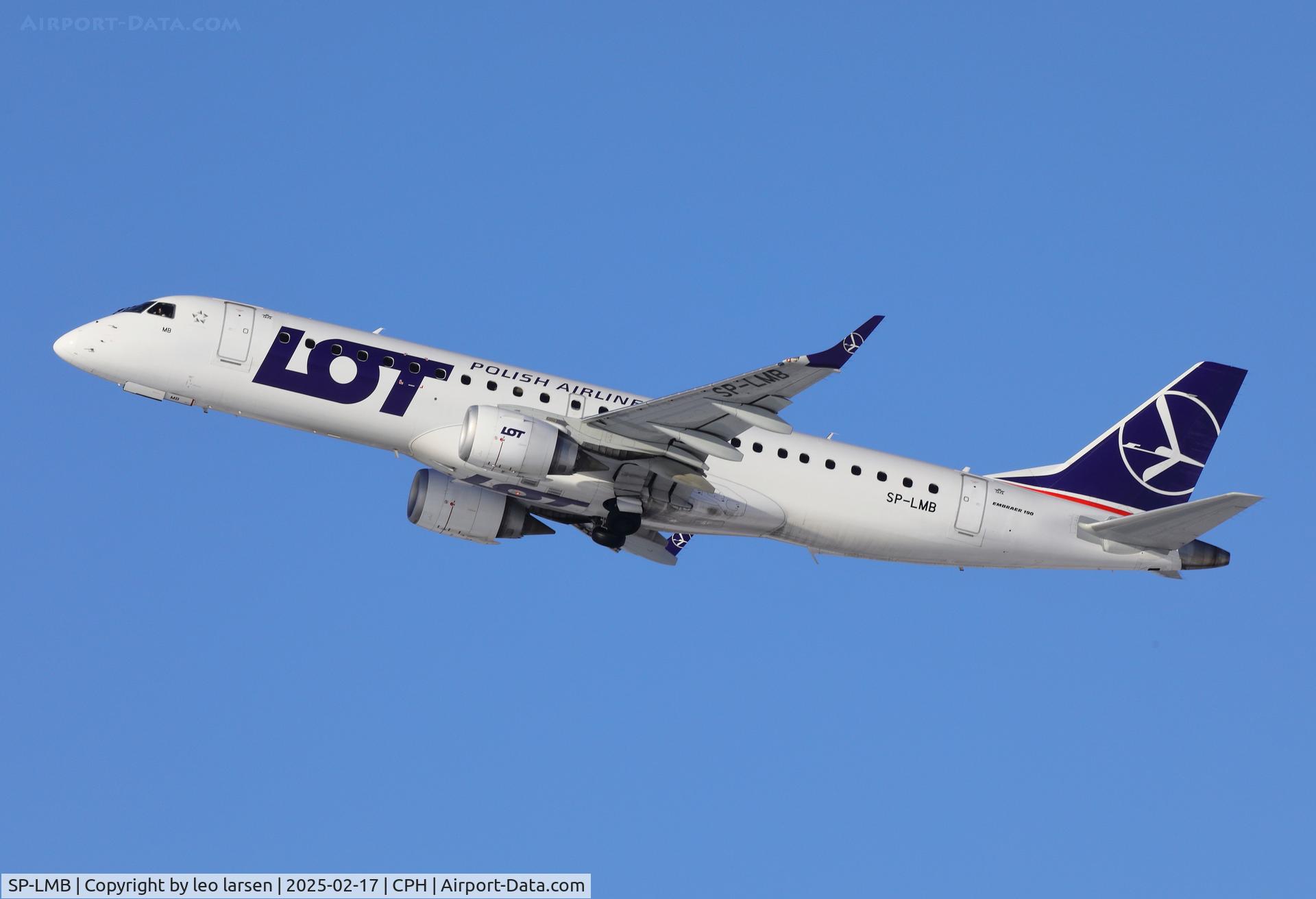 SP-LMB, 2018 Embraer ERJ-190STD (ERJ-190-100) C/N 19000762, Copenhagen 17.2.2025