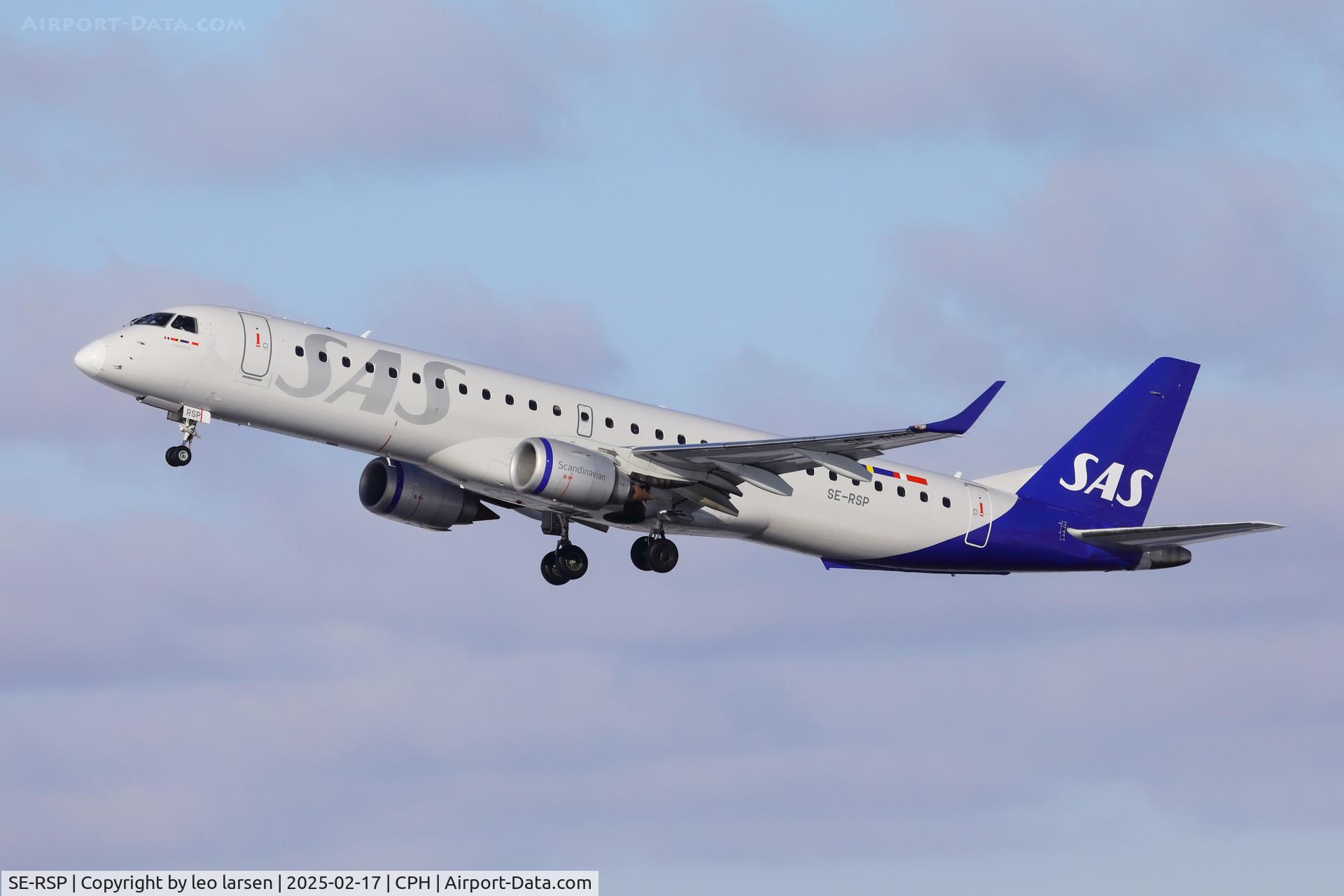 SE-RSP, 2010 Embraer EMB-195LR C/N 19000401, Copenhagen 17.2.2025
