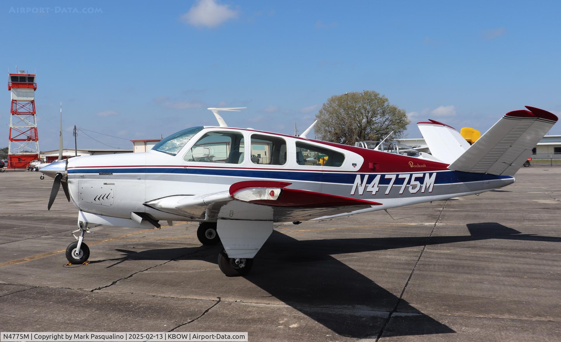 N4775M, 1978 Beech V35B Bonanza C/N D-10131, Beech V35B
