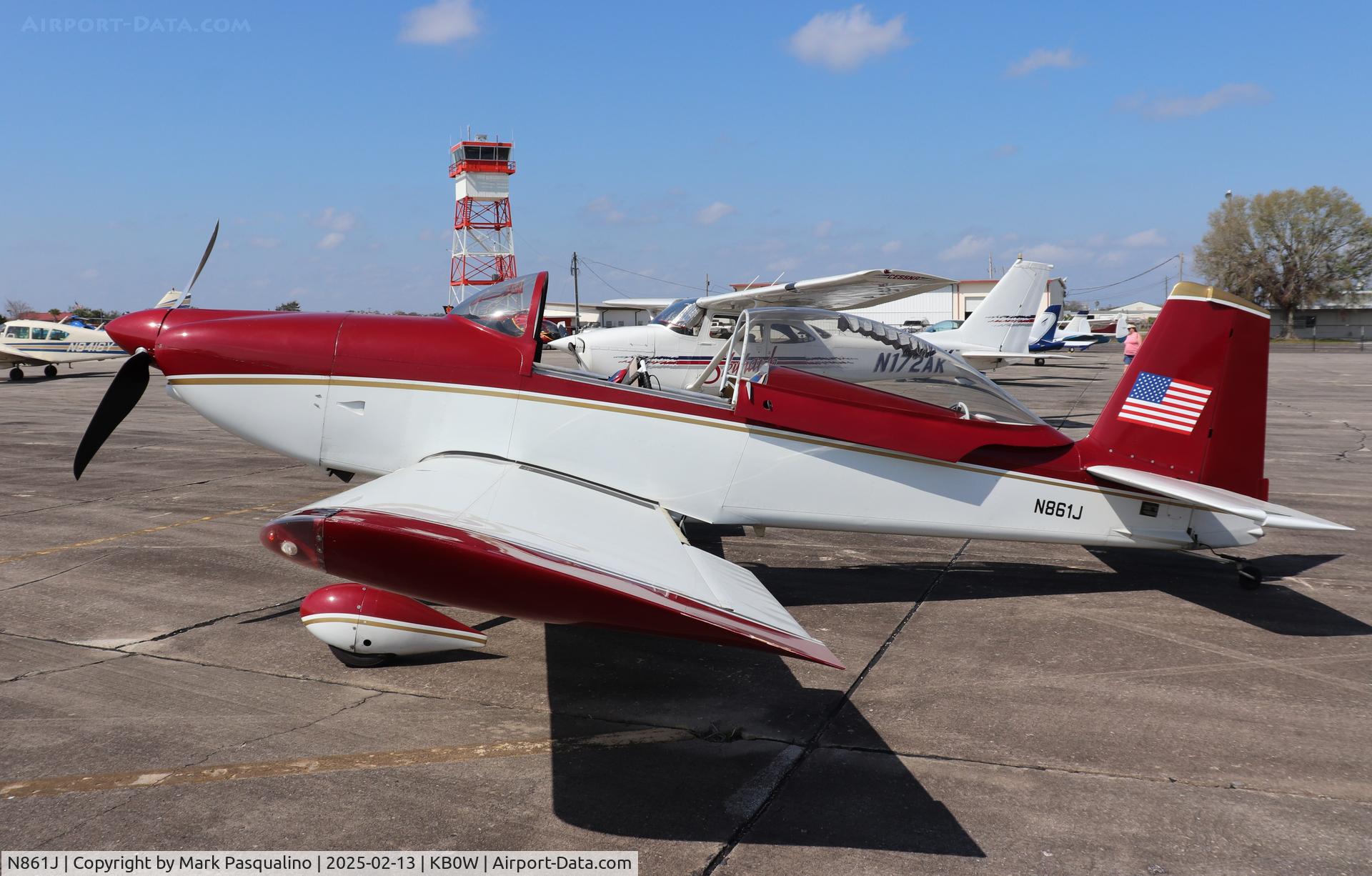 N861J, 2001 Vans RV-8 C/N 80169, Vans RV-8