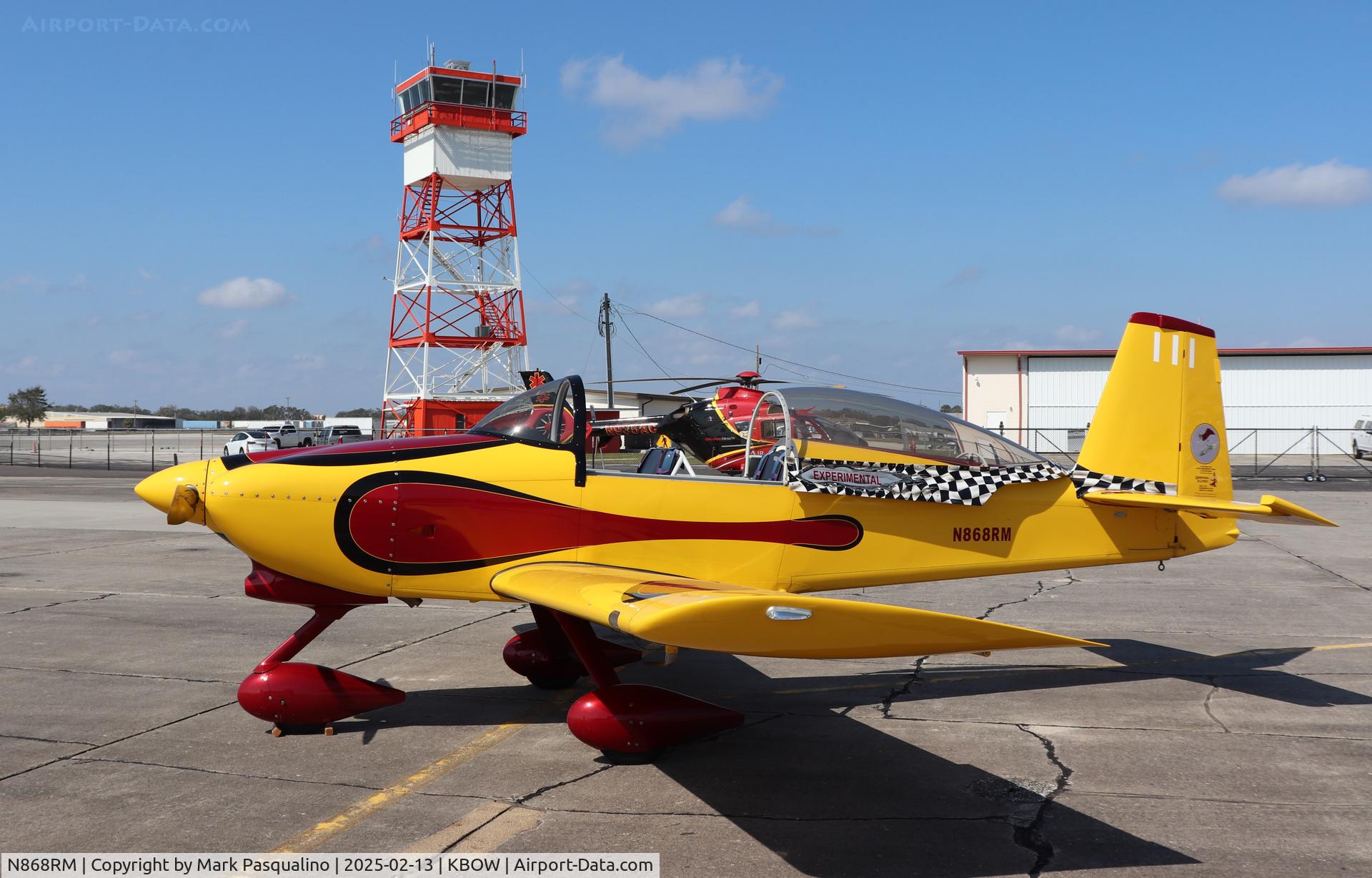N868RM, 2012 Vans RV-8A C/N 81347, Vans RV-8A
