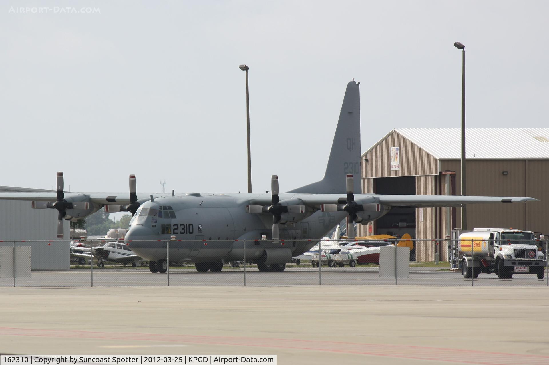 162310, 1982 Lockheed KC-130T Hercules C/N 382-4978, US Marine Corps KC-130 Hercules sits on the ramp at the Charlotte County Airport in support of the US Navy Blue Angels during the Florida International Airport
