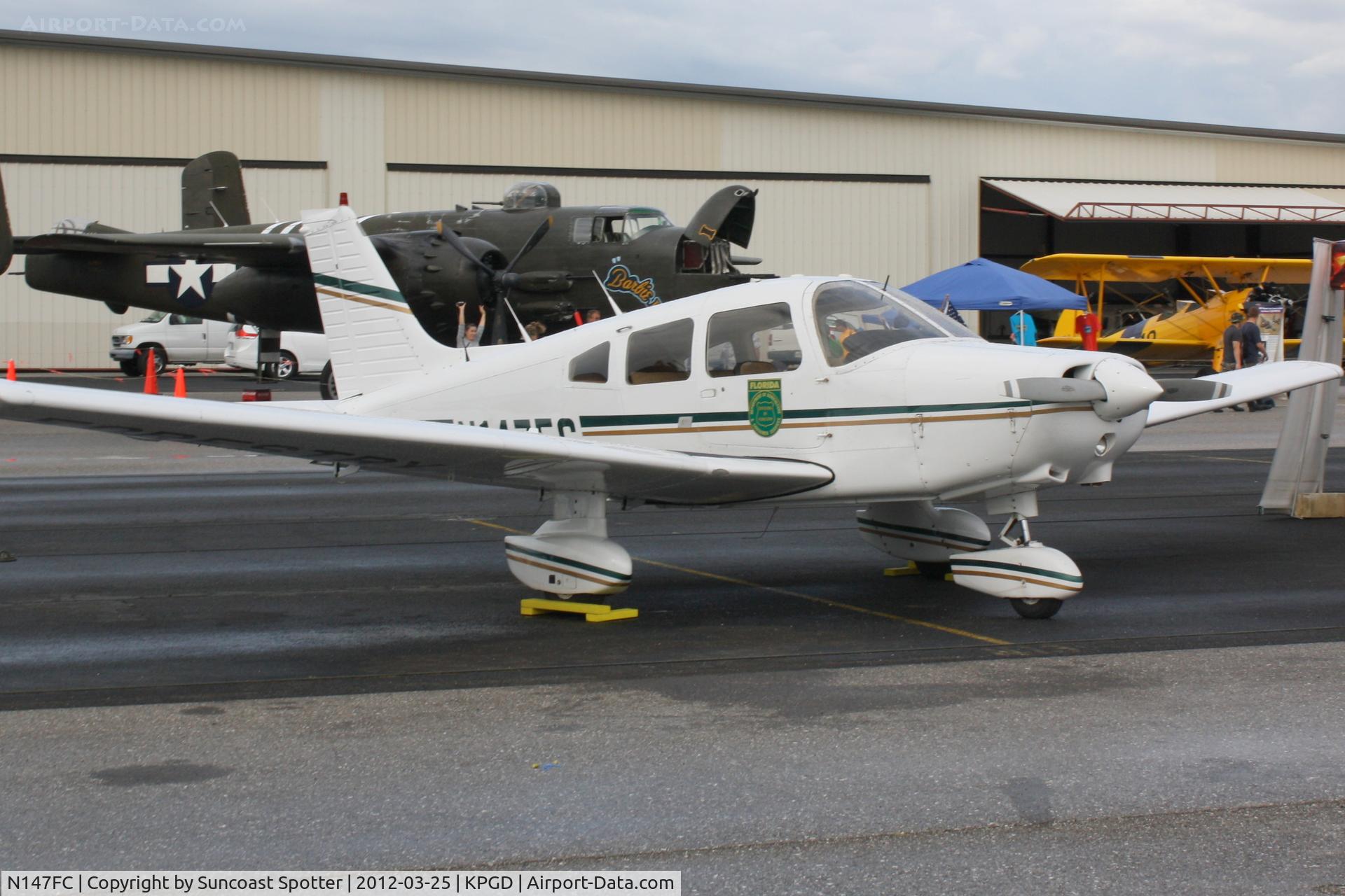 N147FC, Piper PA-28-161 C/N 28-7916552, Florida Division of Forestry Piper Cherokee on display at Florida International Air Show