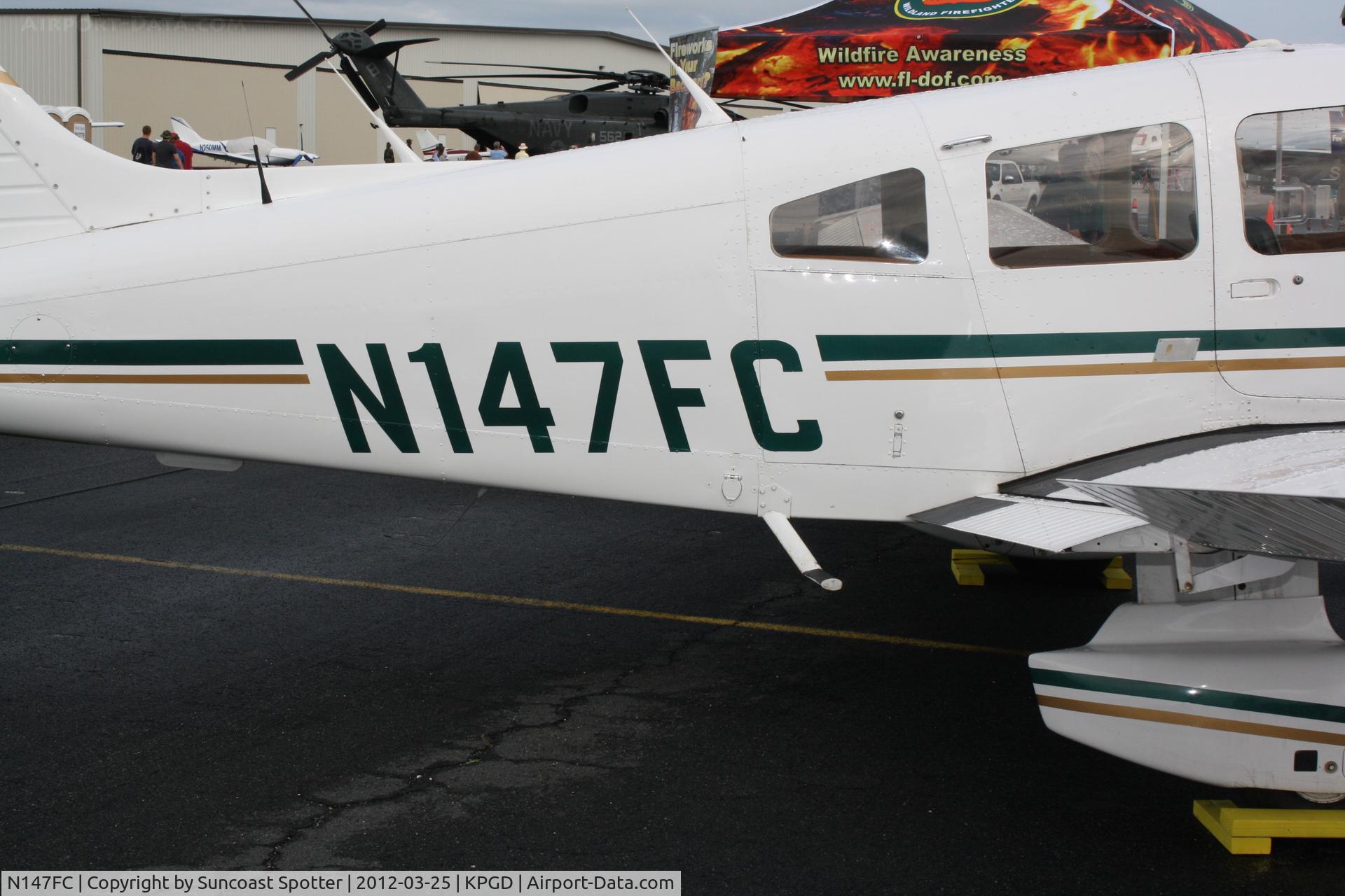 N147FC, Piper PA-28-161 C/N 28-7916552, Florida Division of Forestry Piper Cherokee on display at Florida International Air Show