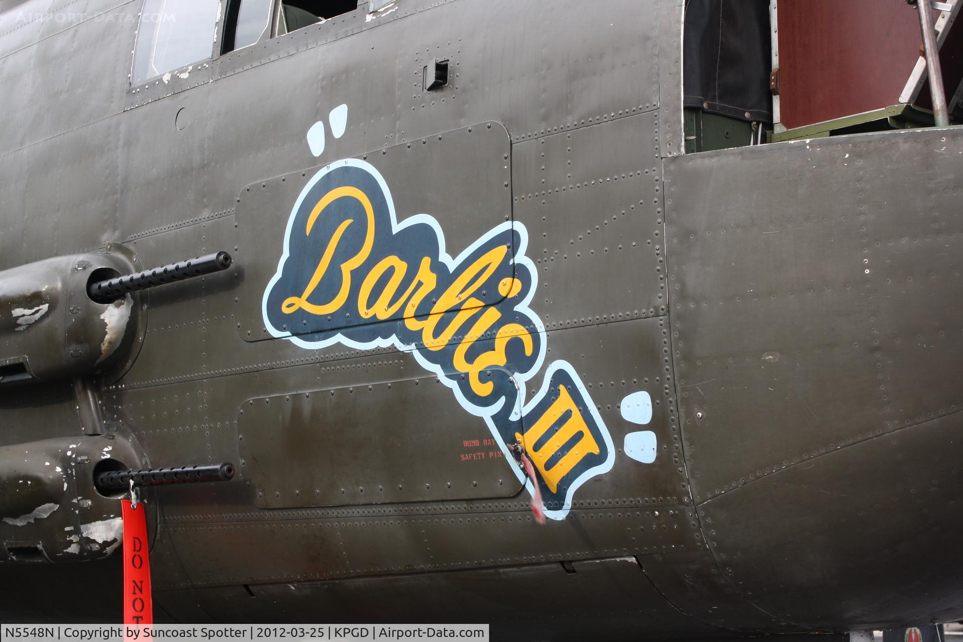 N5548N, 1943 North American B-25H Mitchell C/N 98-21107, B-25 Mitchell 