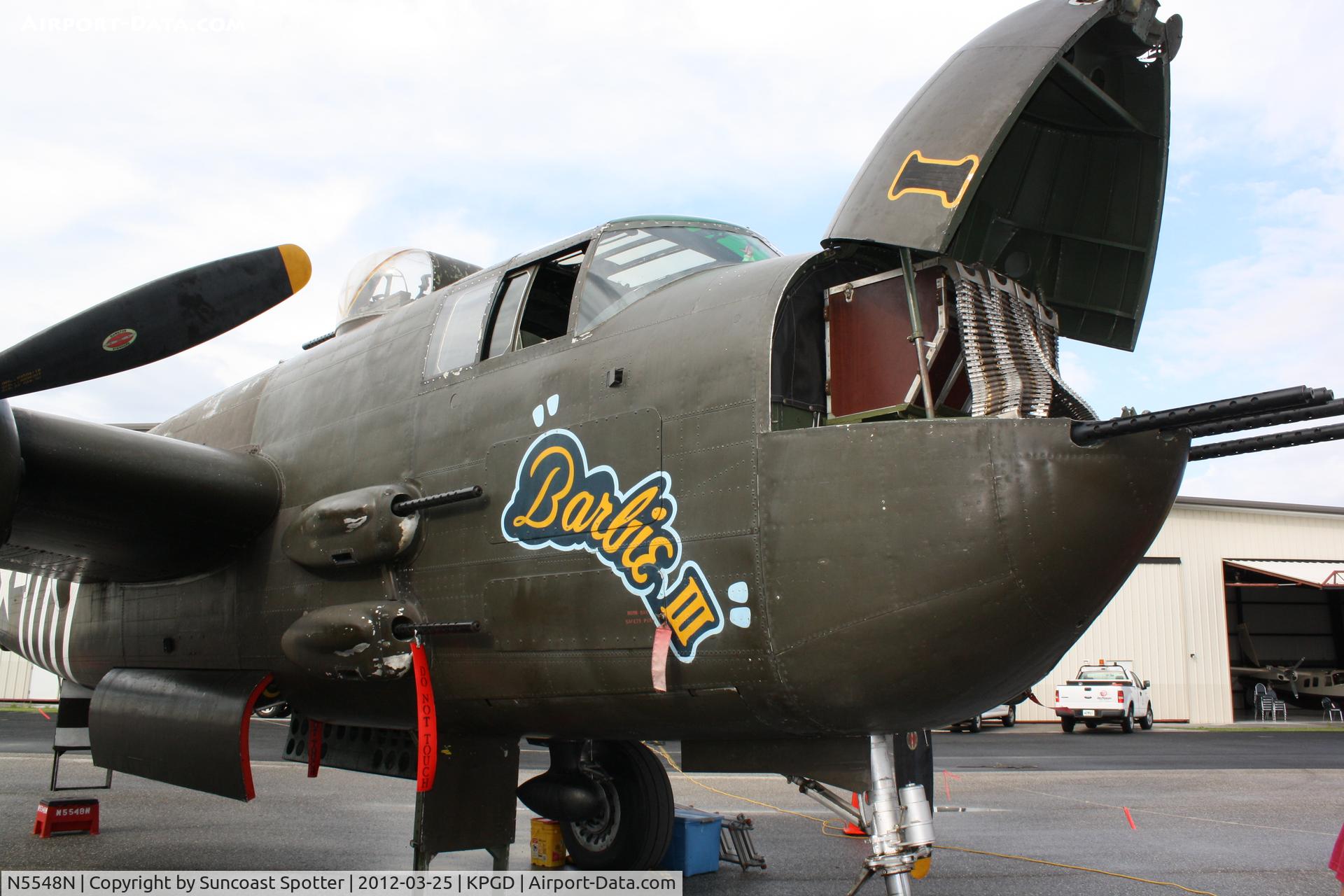 N5548N, 1943 North American B-25H Mitchell C/N 98-21107, B-25 Mitchell 