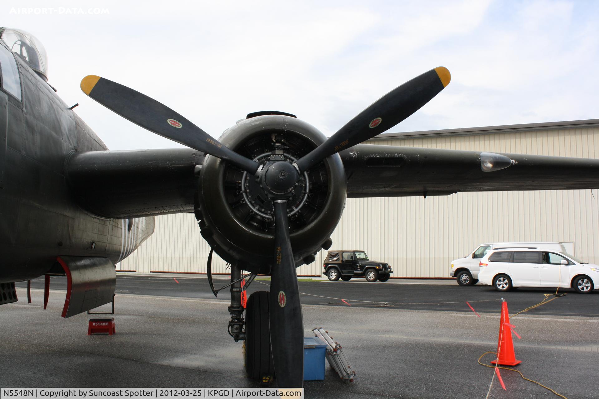 N5548N, 1943 North American B-25H Mitchell C/N 98-21107, B-25 Mitchell 