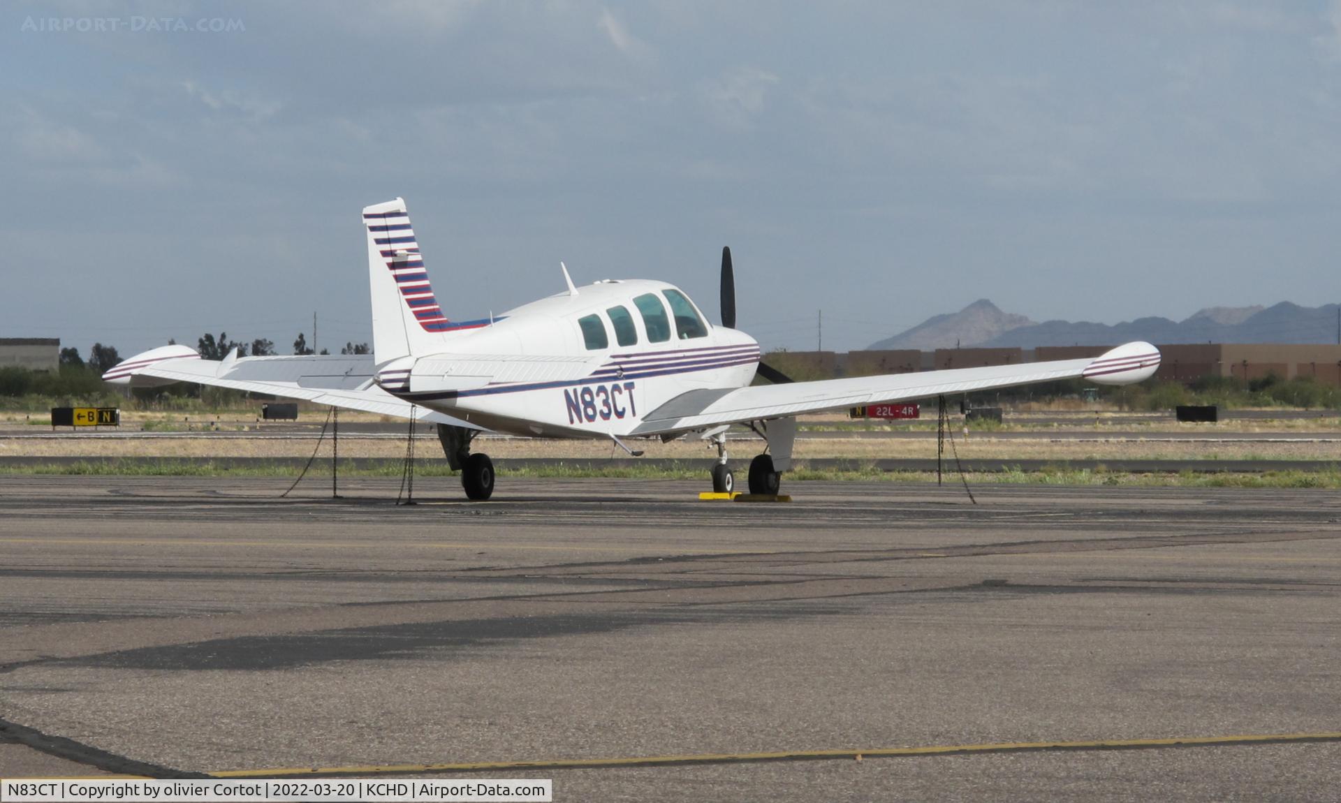 N83CT, 1972 Beech A36 Bonanza 36 C/N E-370, march 2022