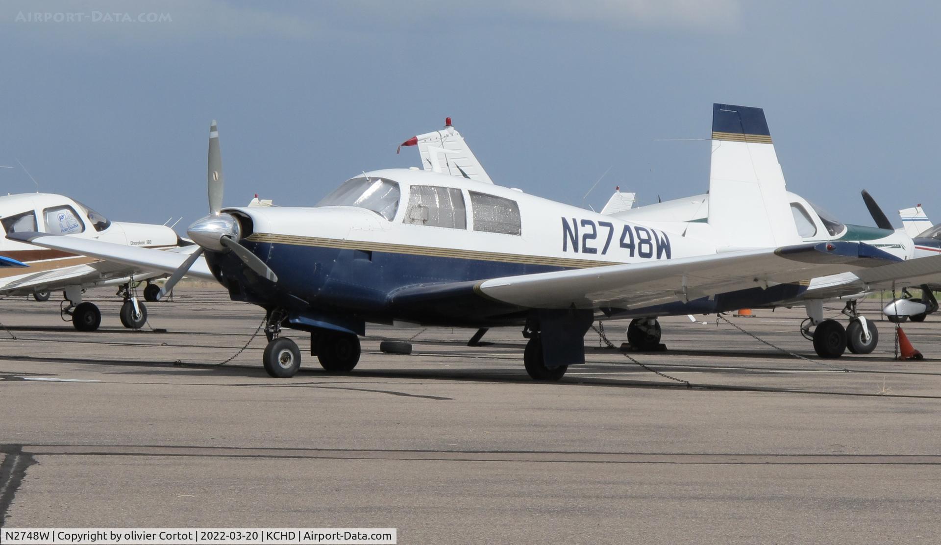 N2748W, 1966 Mooney M20C Ranger C/N 3347, march 2022