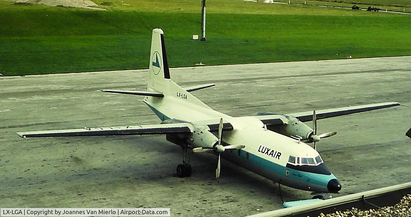 LX-LGA, 1963 Fokker F.27-100 Friendship C/N 10224, Luxemburg