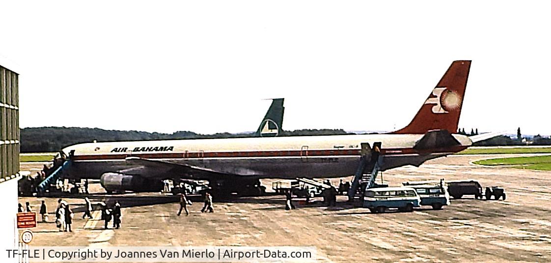 TF-FLE, 1968 Douglas DC-8-63 C/N 46042, Luxemburg '80s