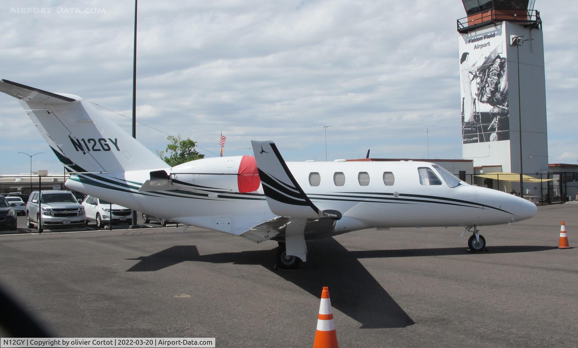 N12GY, 2000 Cessna 525 C/N 525-0374, Falcon field AZ