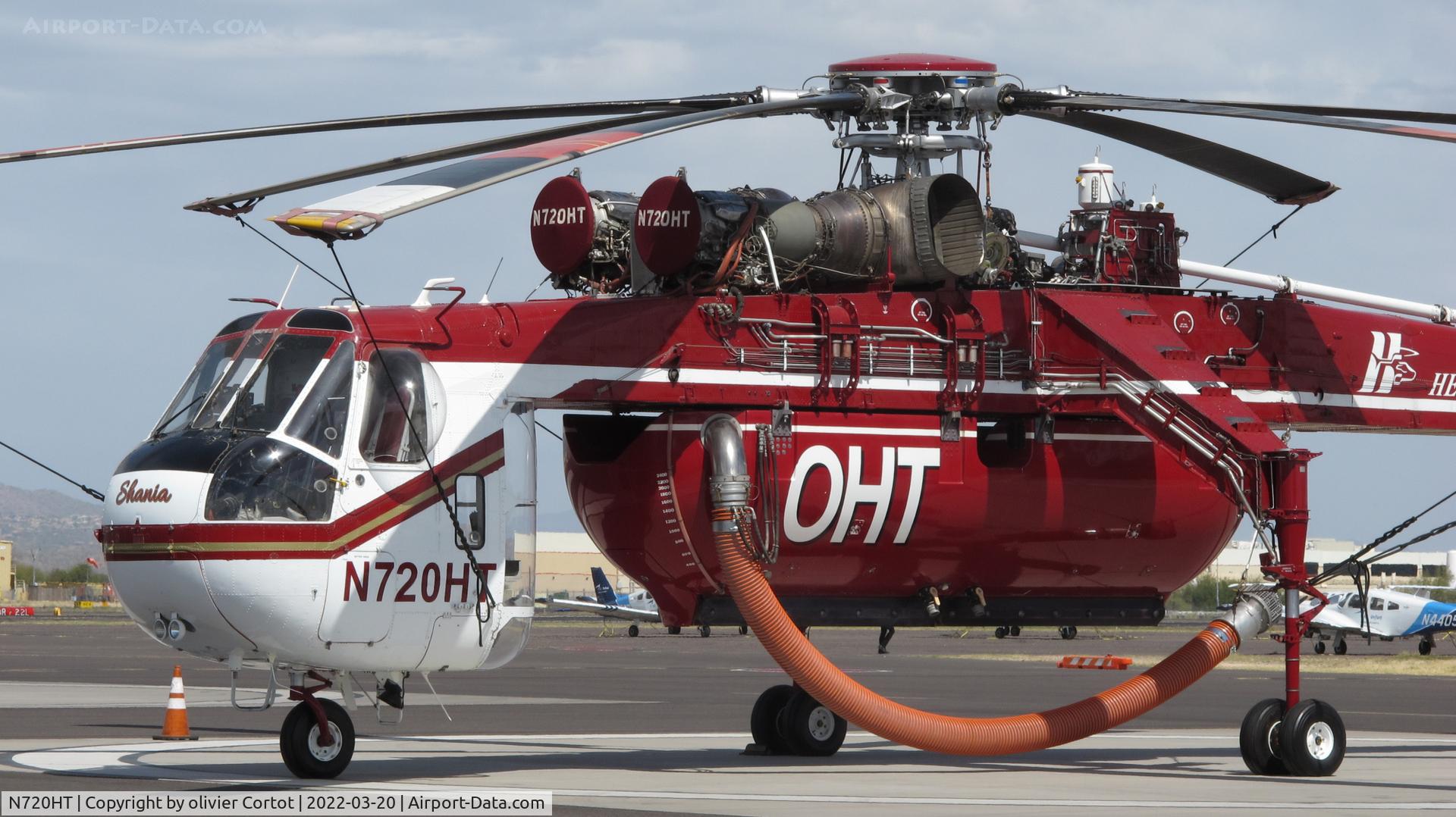 N720HT, 1969 Sikorsky CH-54B Tarhe C/N 64-070, Falcon field AZ