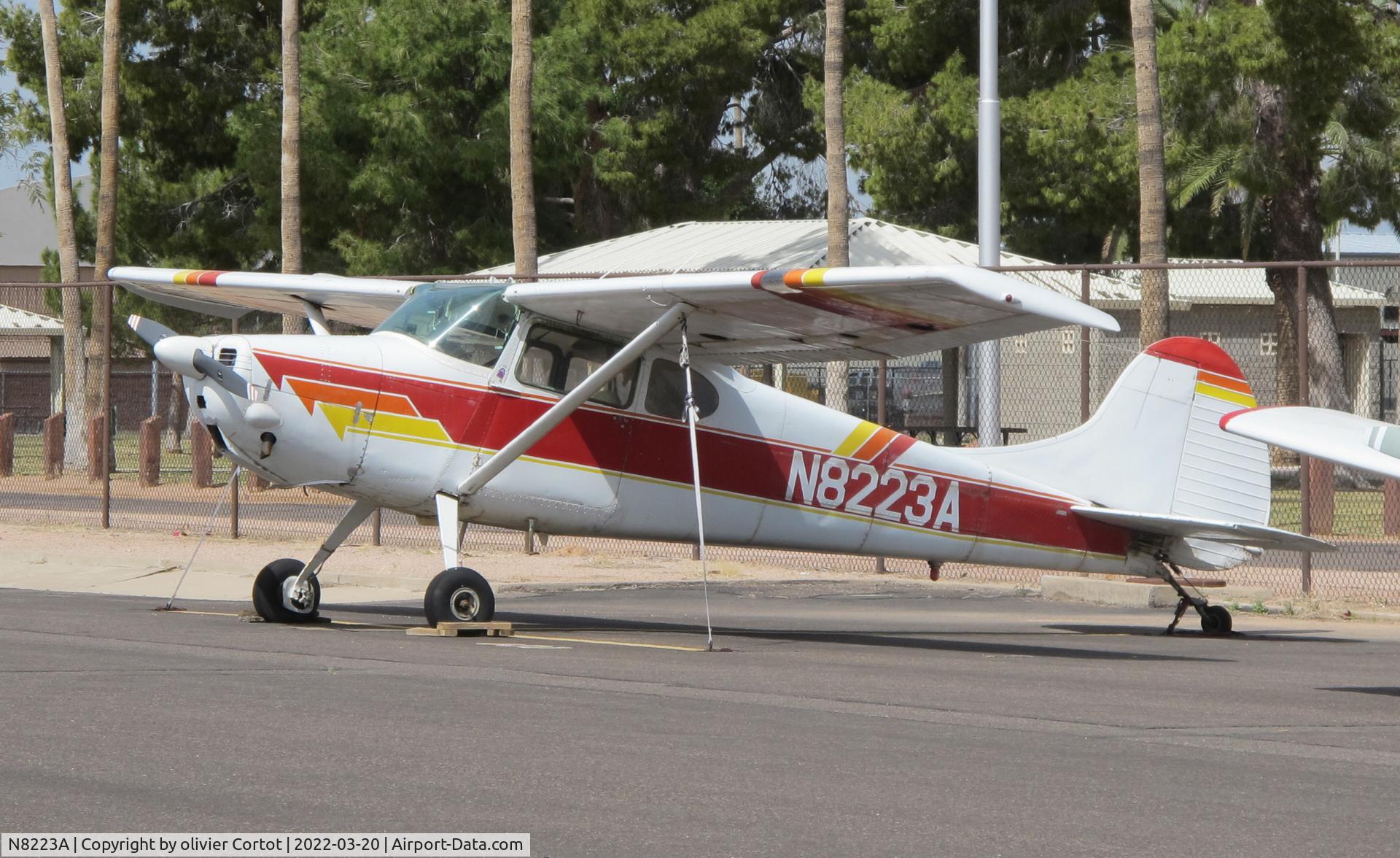 N8223A, 1952 Cessna 170B C/N 25075, Falcon field AZ
