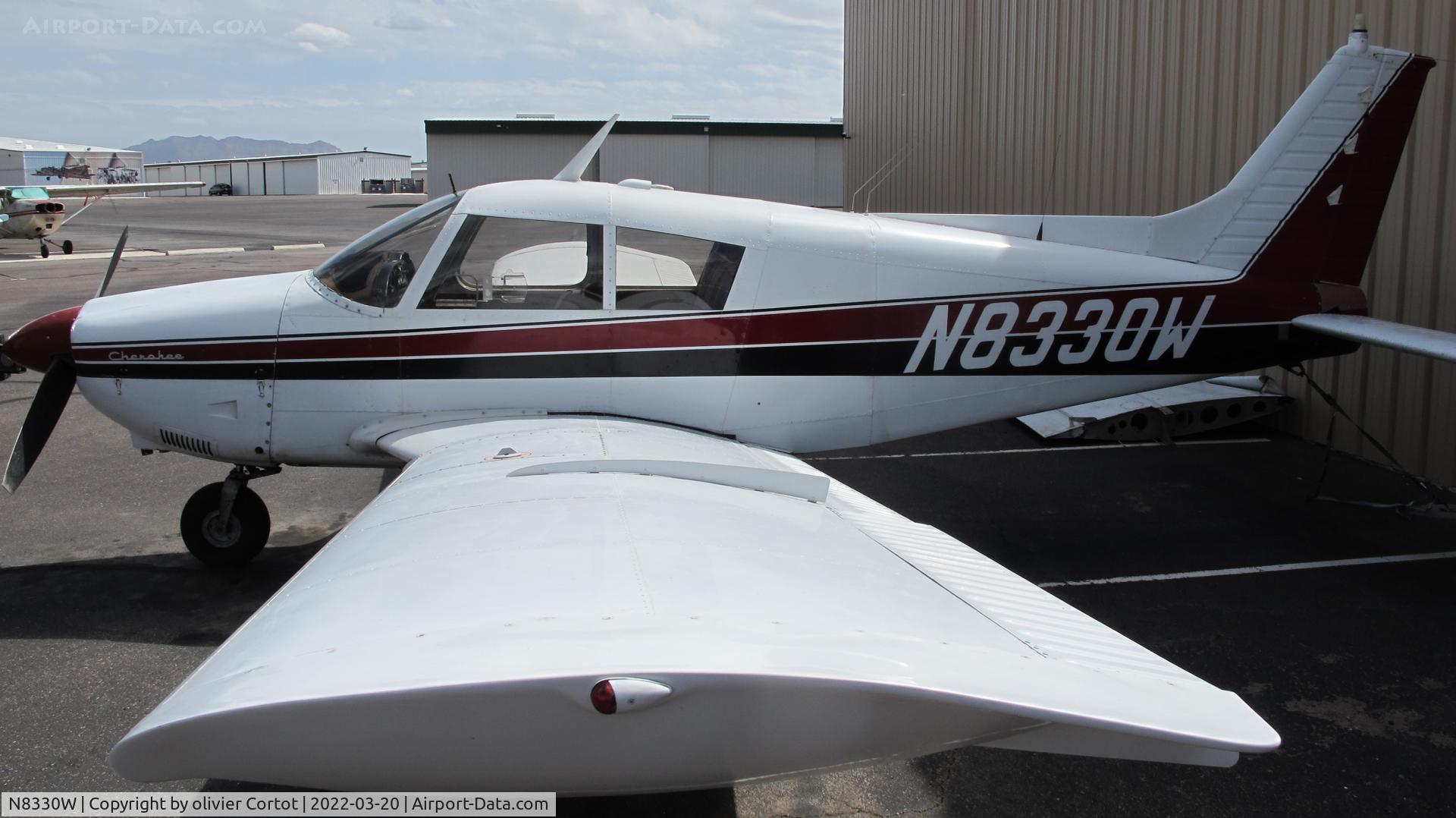 N8330W, 1965 Piper PA-28-180 C/N 28-2510, Falcon field AZ