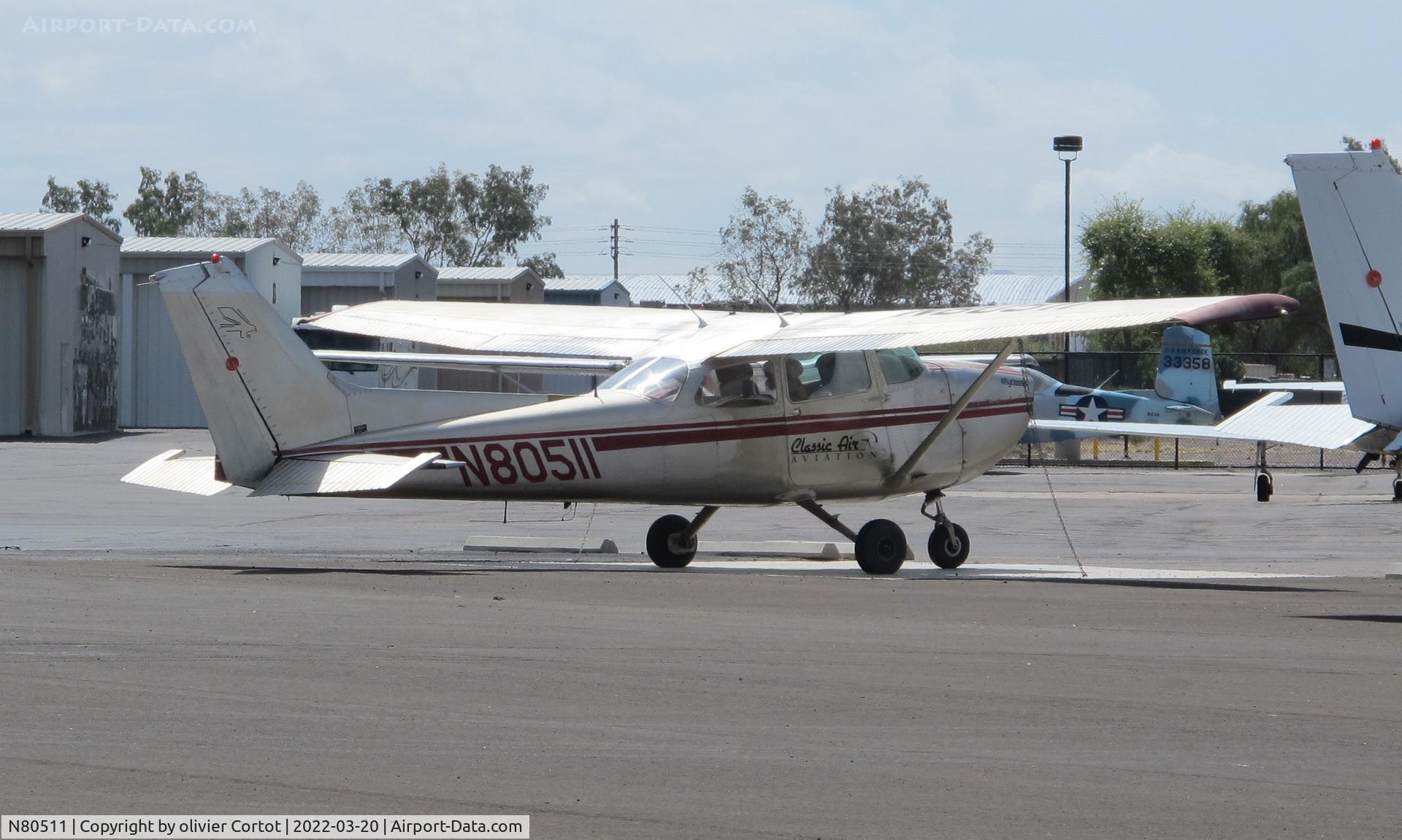 N80511, 1976 Cessna 172M C/N 17266629, Falcon field AZ